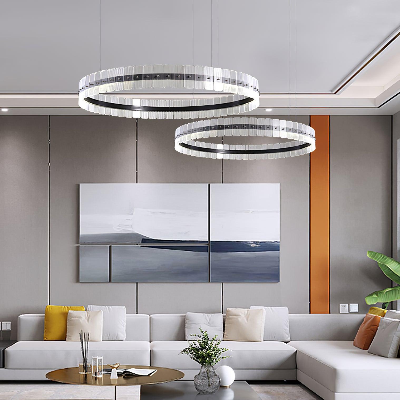 Saturno LED Chandelier - Blowlighting