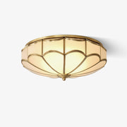 Scalloped Flush Ceiling Light - Blowlighting