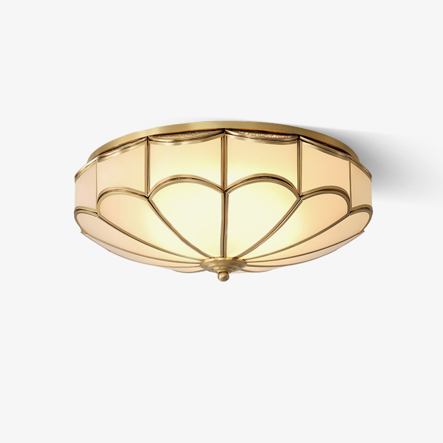 Scalloped Flush Ceiling Light - Blowlighting