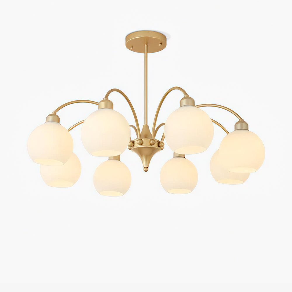 Sculptural Glass Chandelier - Blowlighting