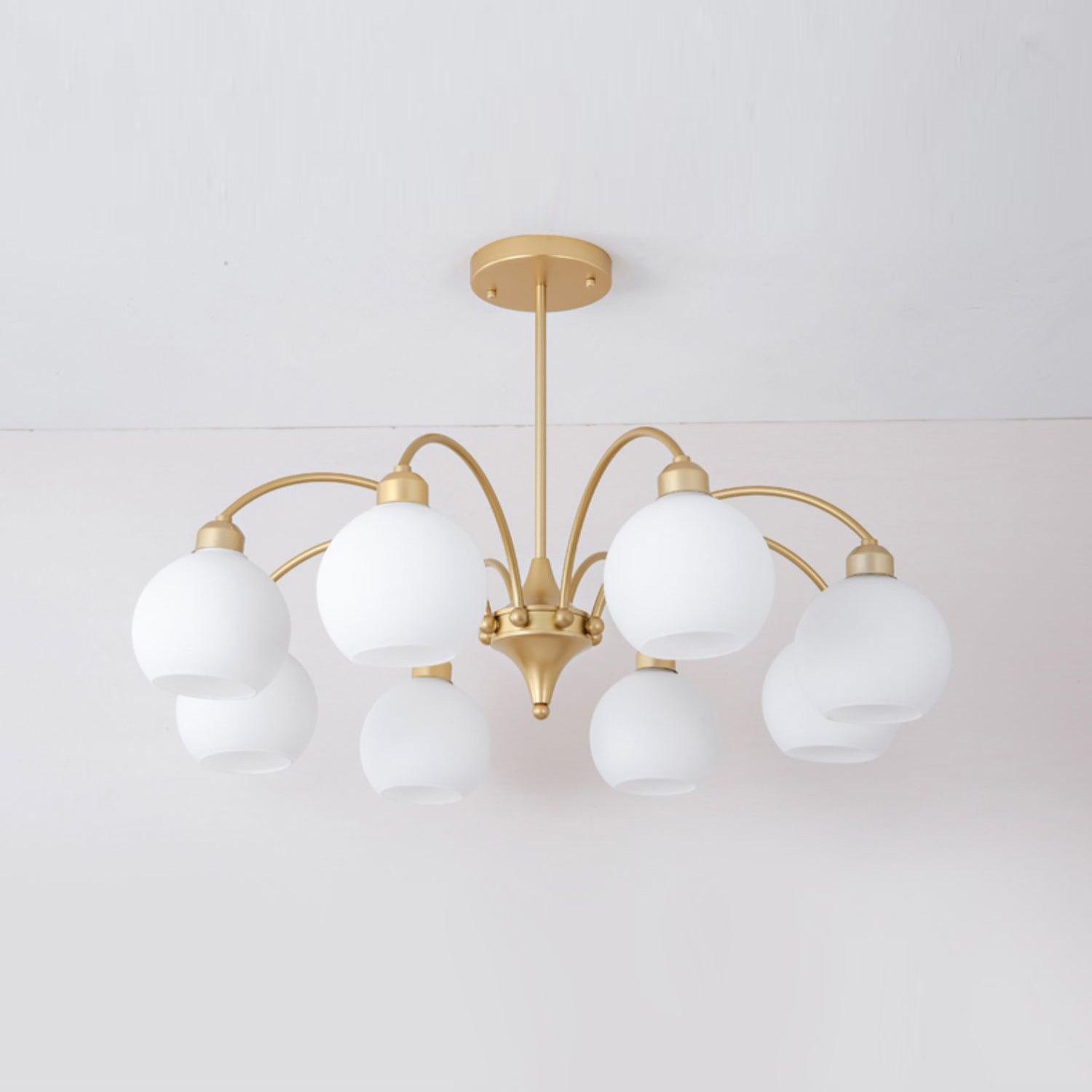 Sculptural Glass Chandelier - Blowlighting