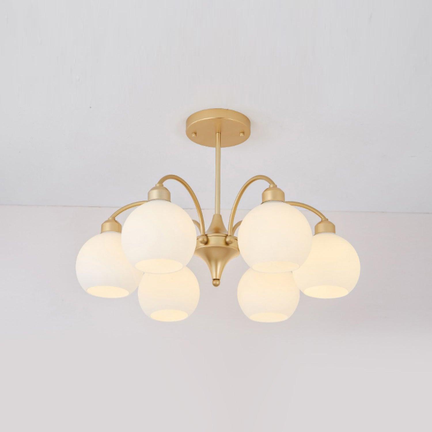 Sculptural Glass Chandelier - Blowlighting