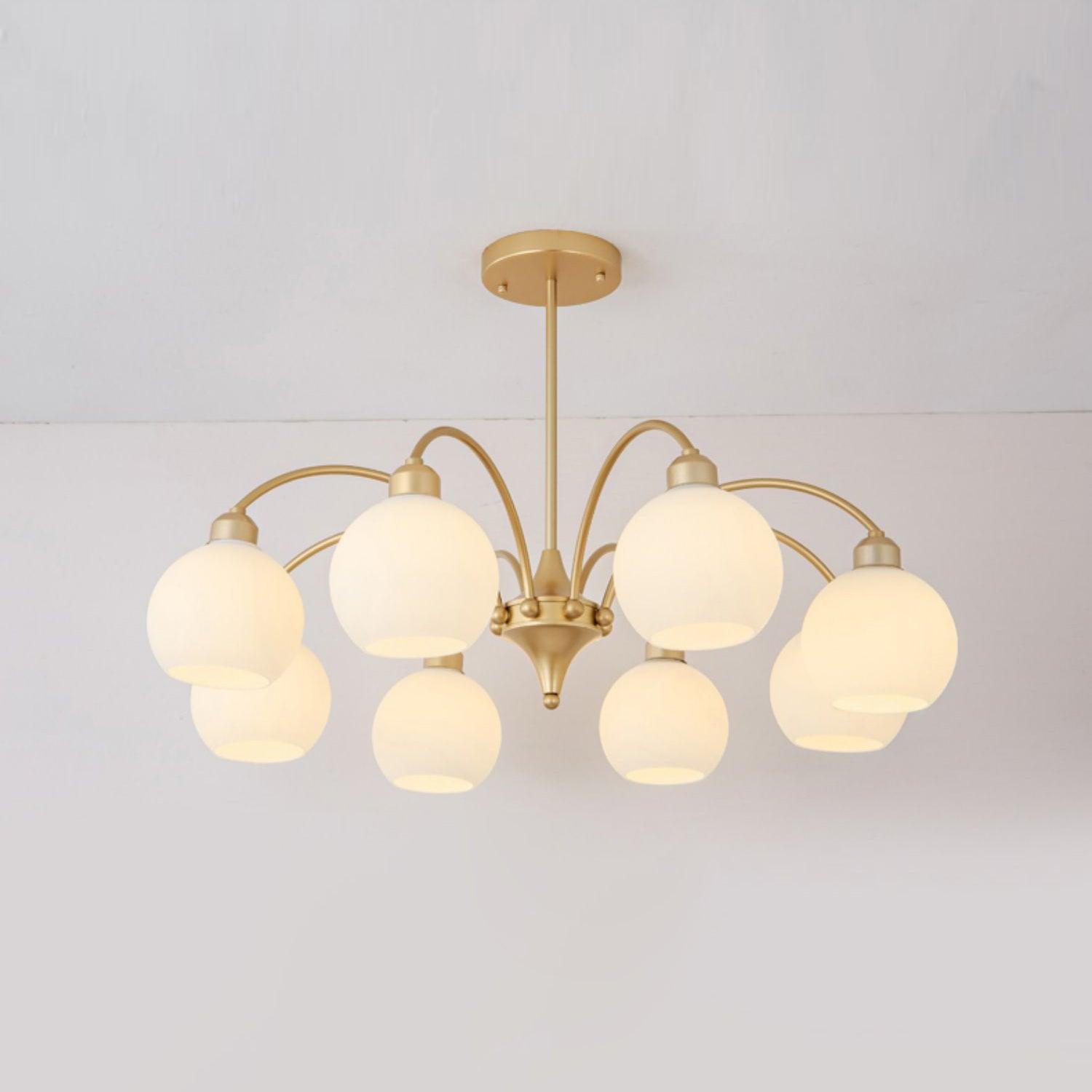 Sculptural Glass Chandelier - Blowlighting