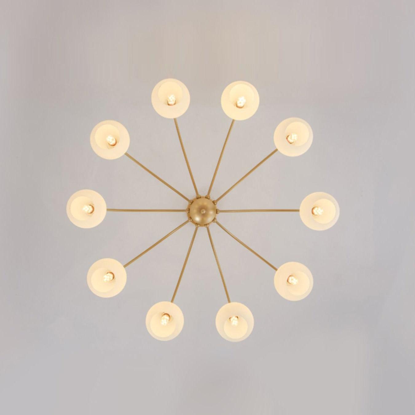 Sculptural Glass Chandelier - Blowlighting