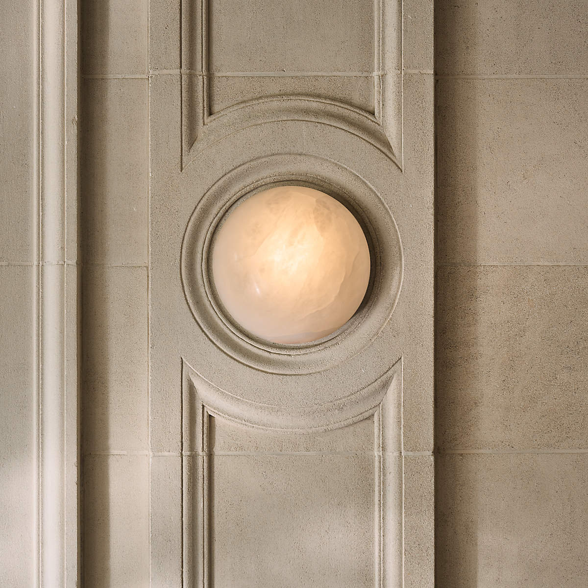 Visoliel Minimalist Alabaster Ceiling Light - Blowlighting