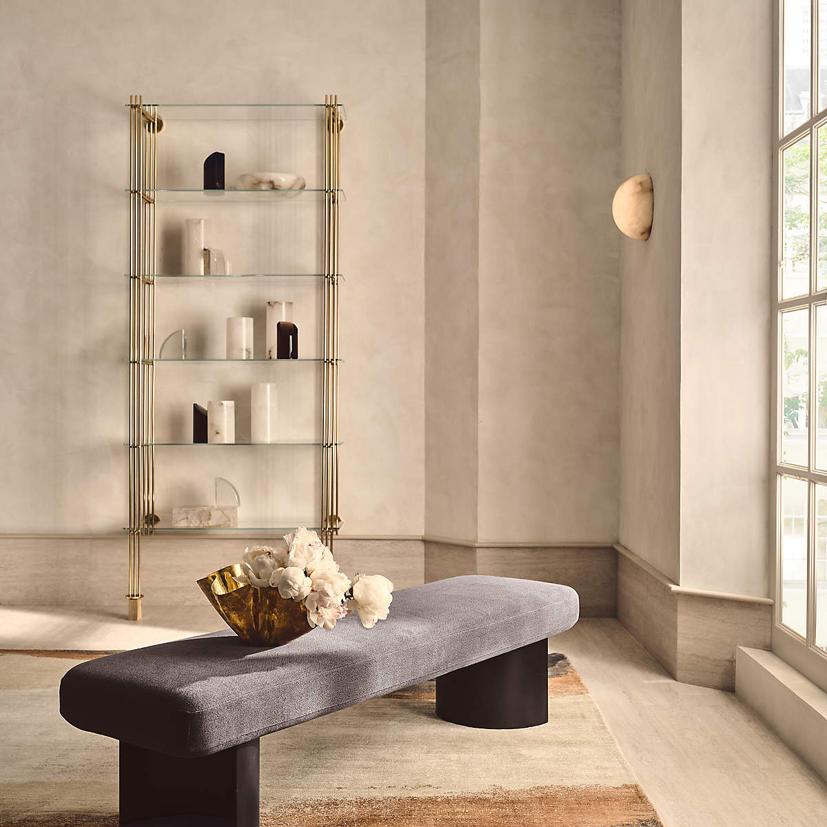 Visoliel Minimalist Alabaster Ceiling Light - Blowlighting