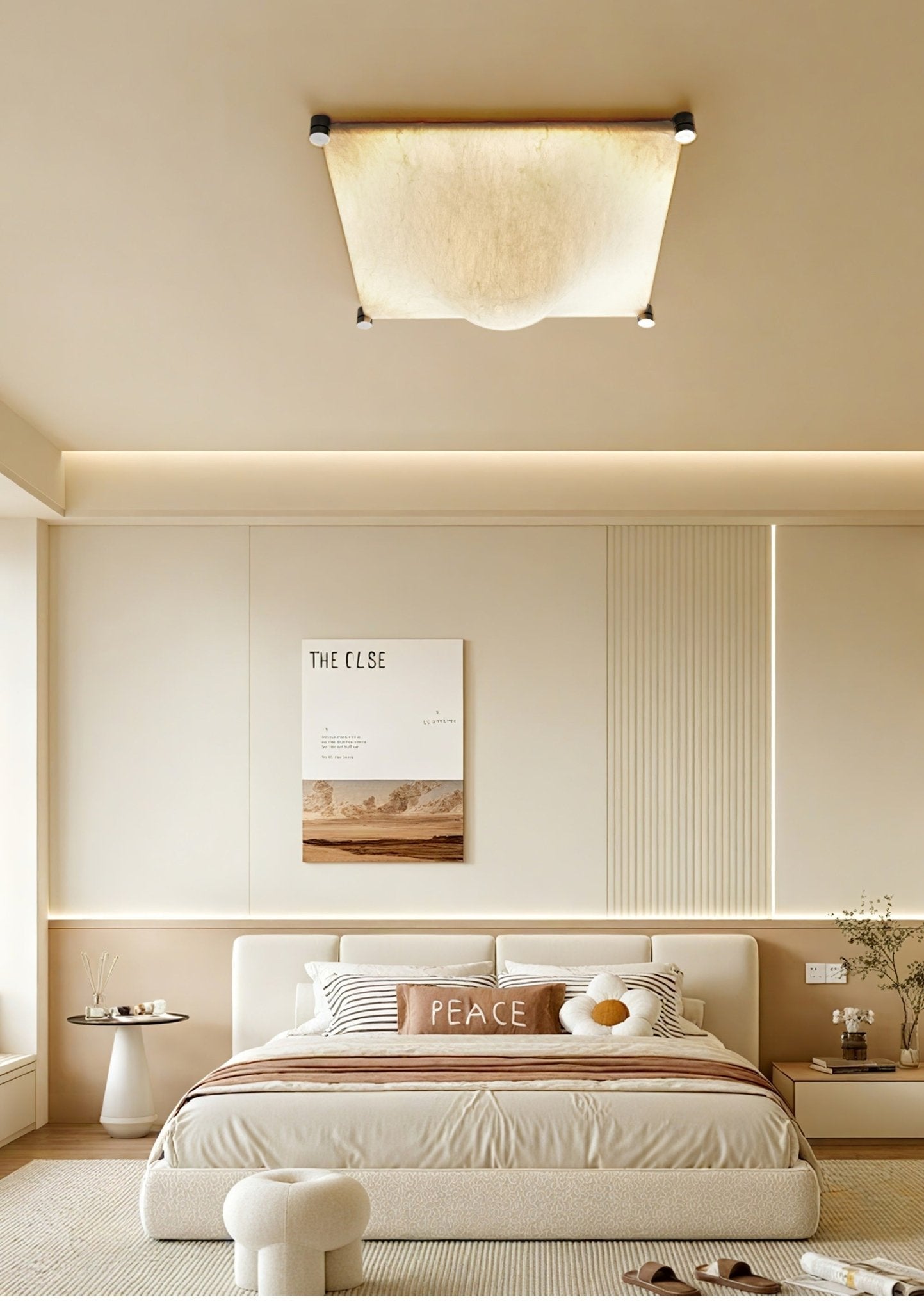 Panel Rustic Silk Wall Light - Blowlighting