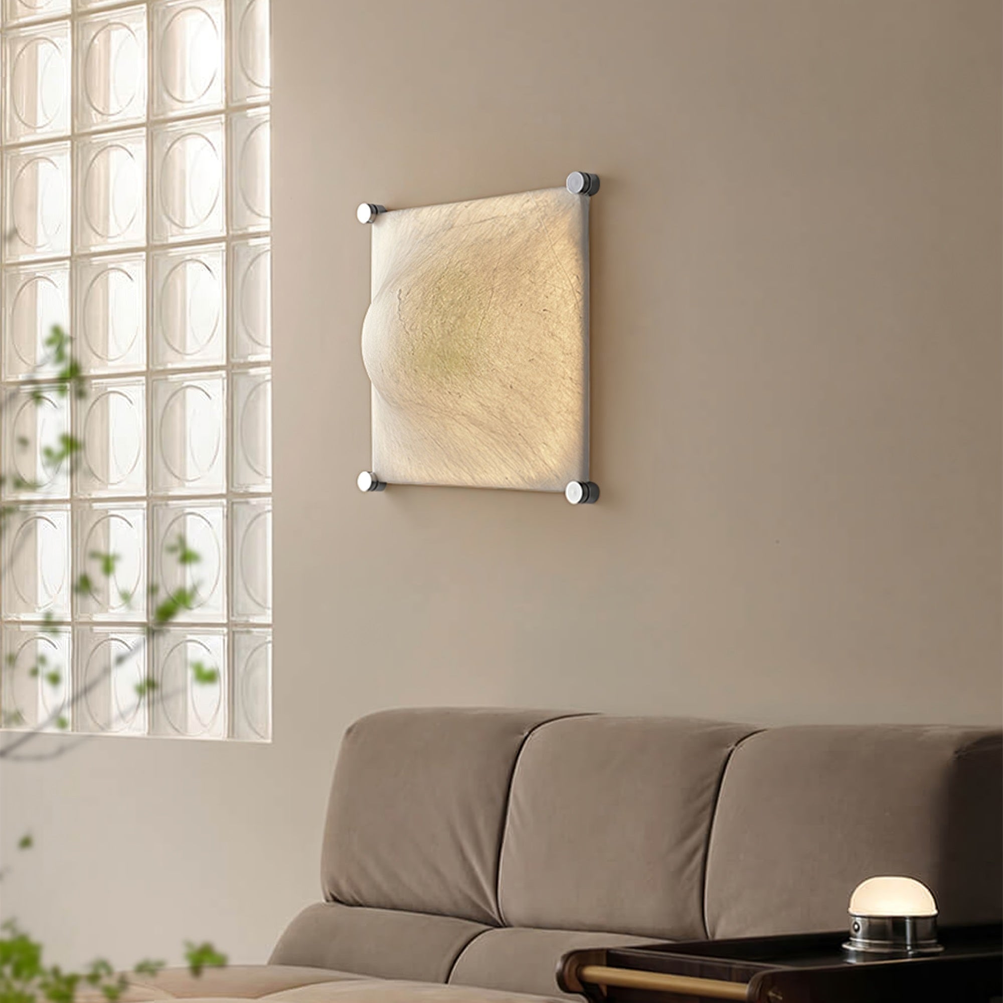 Panel Rustic Silk Wall Light - Blowlighting