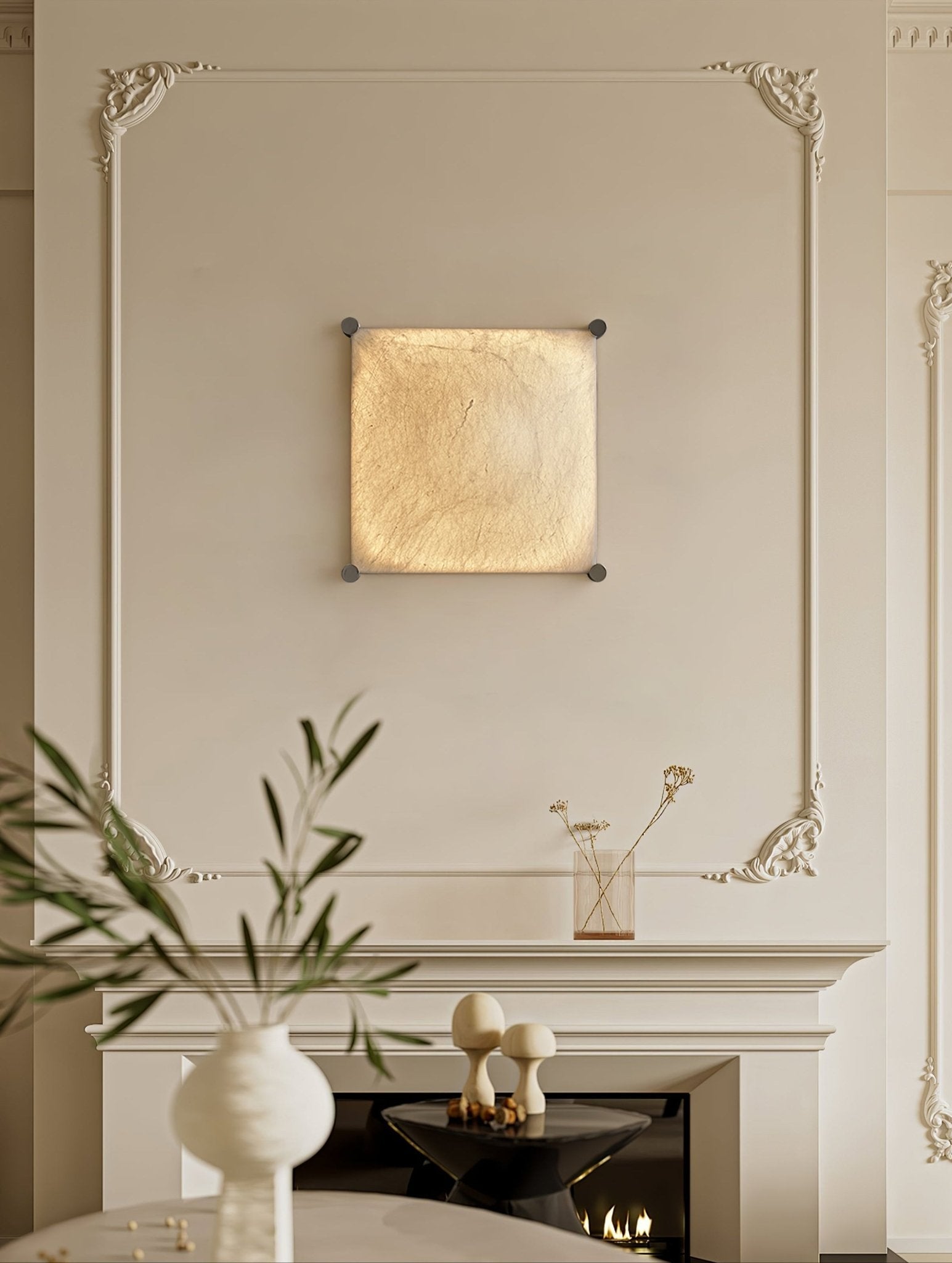 Panel Rustic Silk Wall Light - Blowlighting