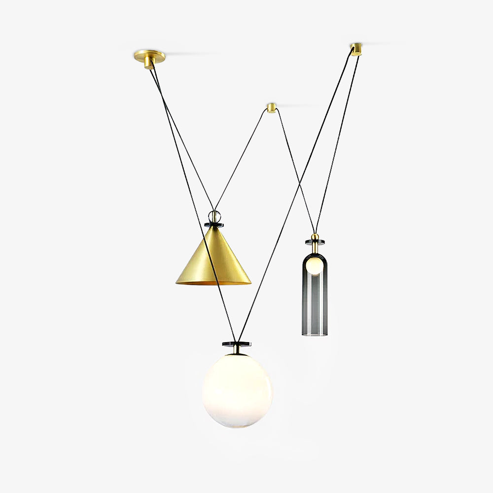 Geometric Shape Art Modern Chandelier - Blowlighting