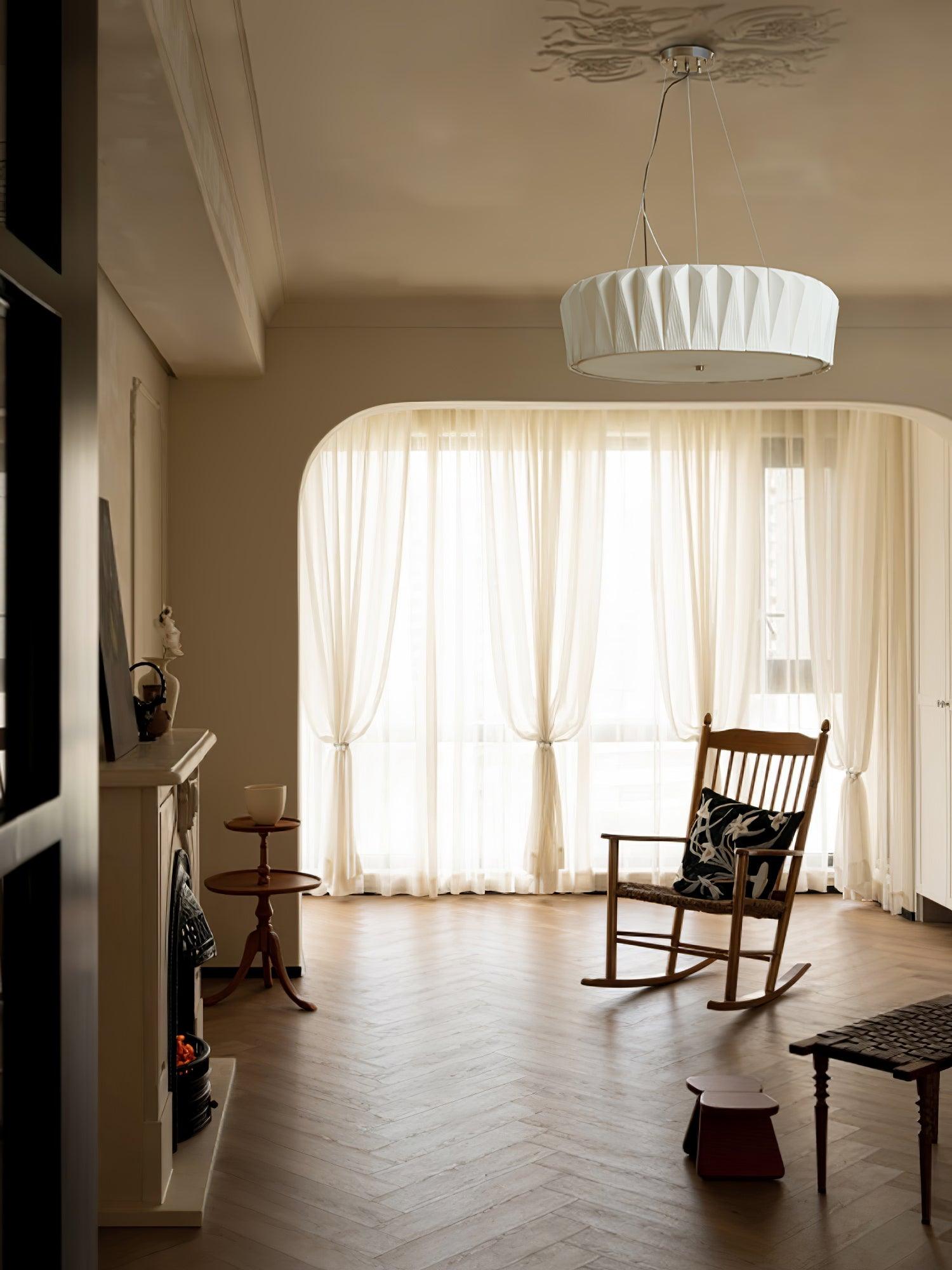 Vaeliora Ribbed Ceramic Pendant Light - Blowlighting