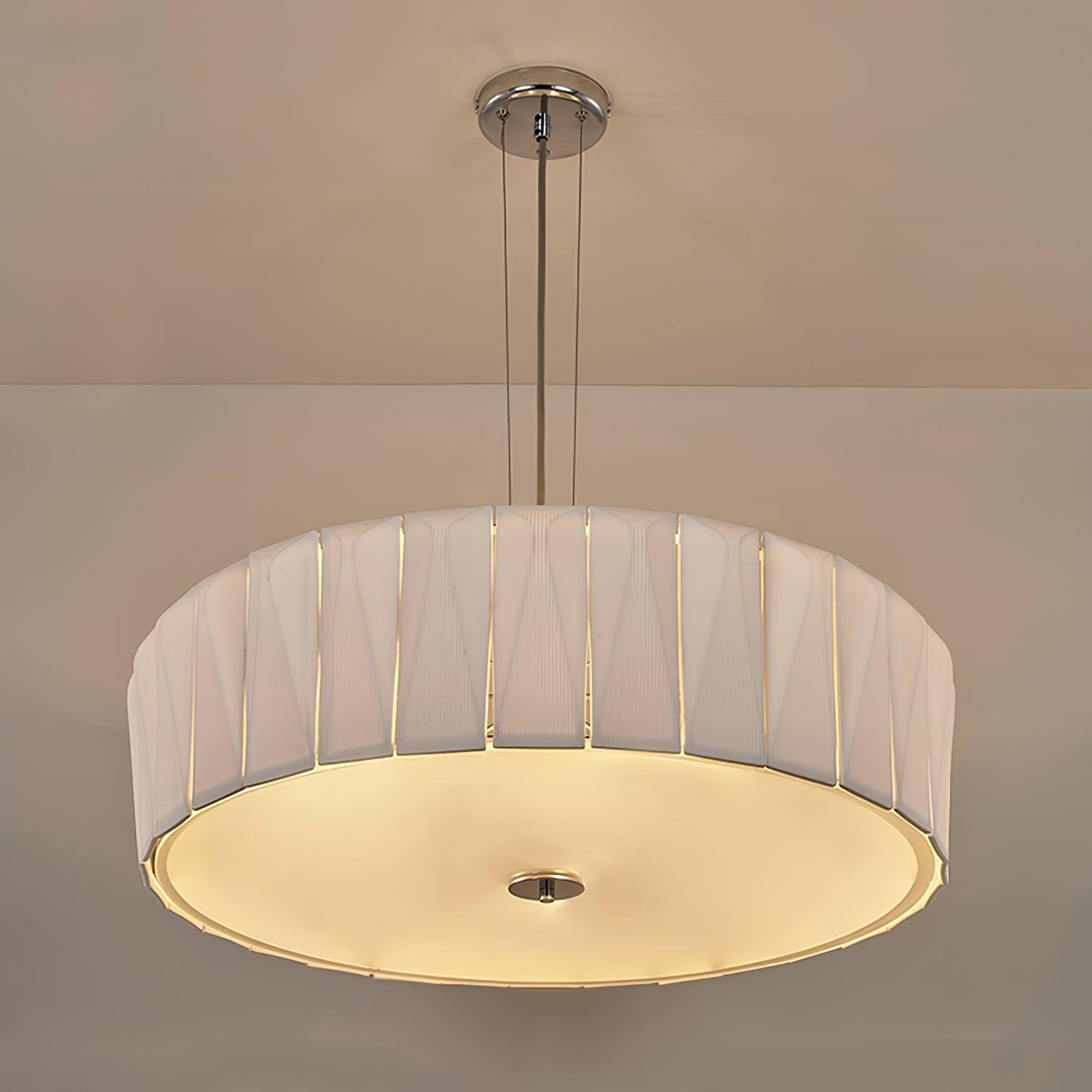 Vaeliora Ribbed Ceramic Pendant Light - Blowlighting