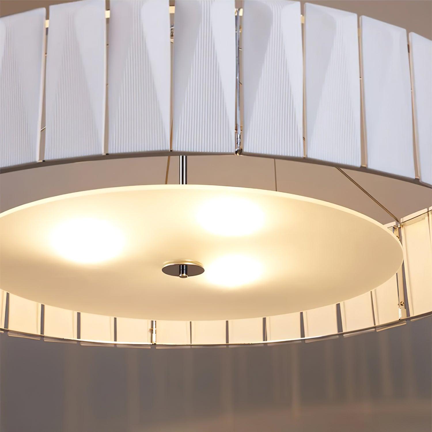 Vaeliora Ribbed Ceramic Pendant Light - Blowlighting