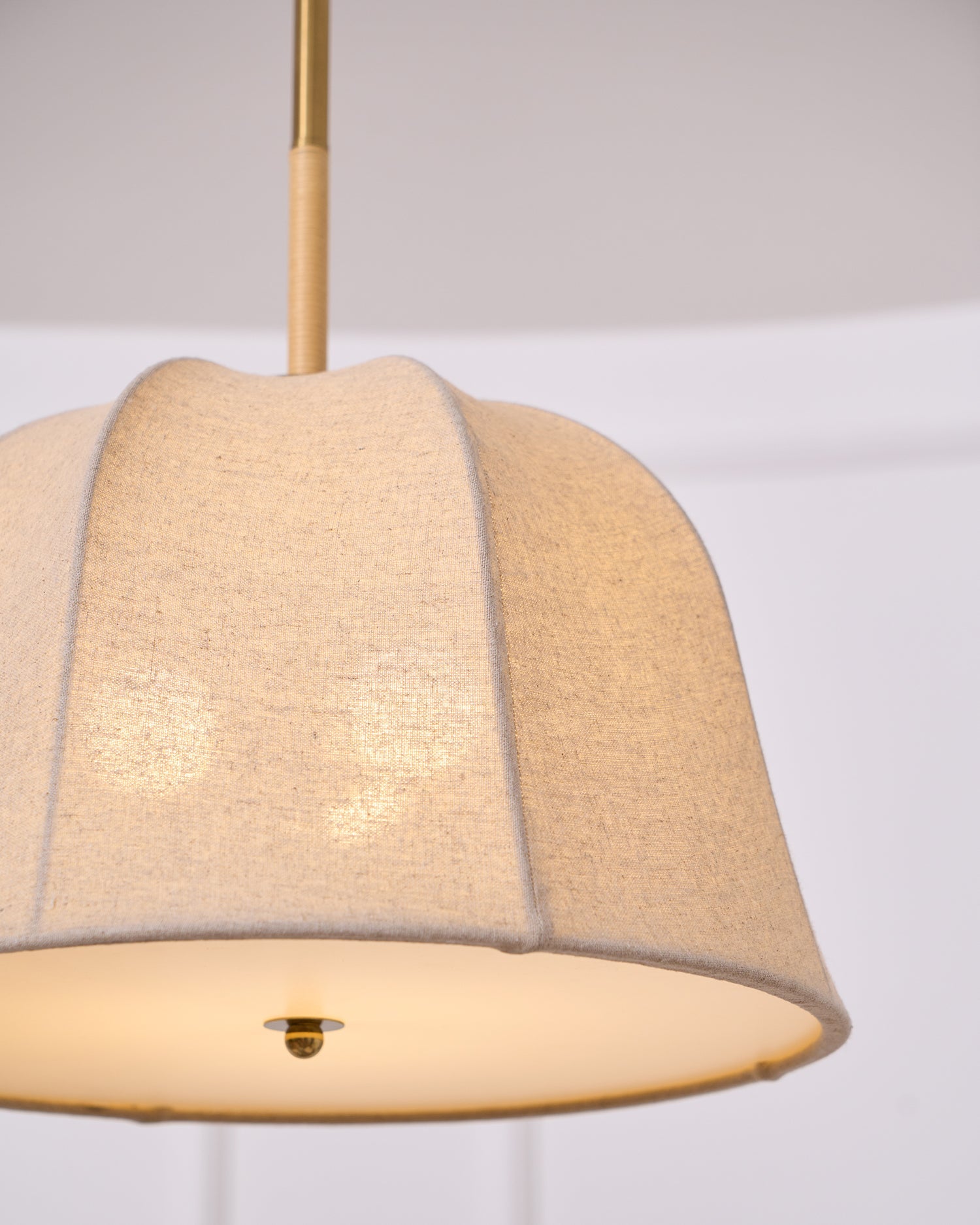 Sienna Linen Pendant Lamp - Blowlighting