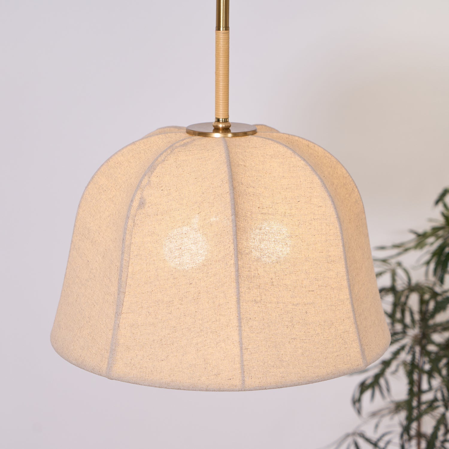 Sienna Linen Pendant Lamp - Blowlighting