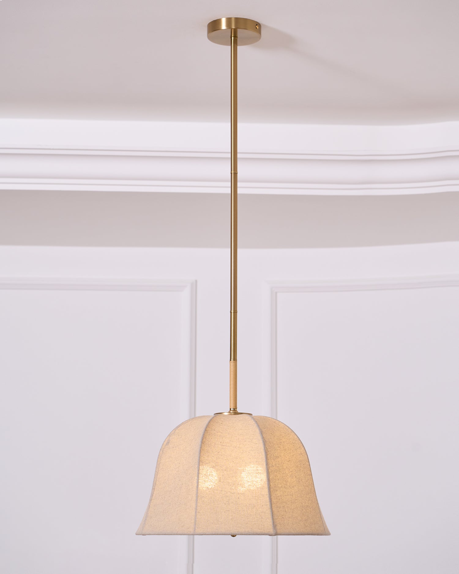 Sienna Linen Pendant Lamp - Blowlighting