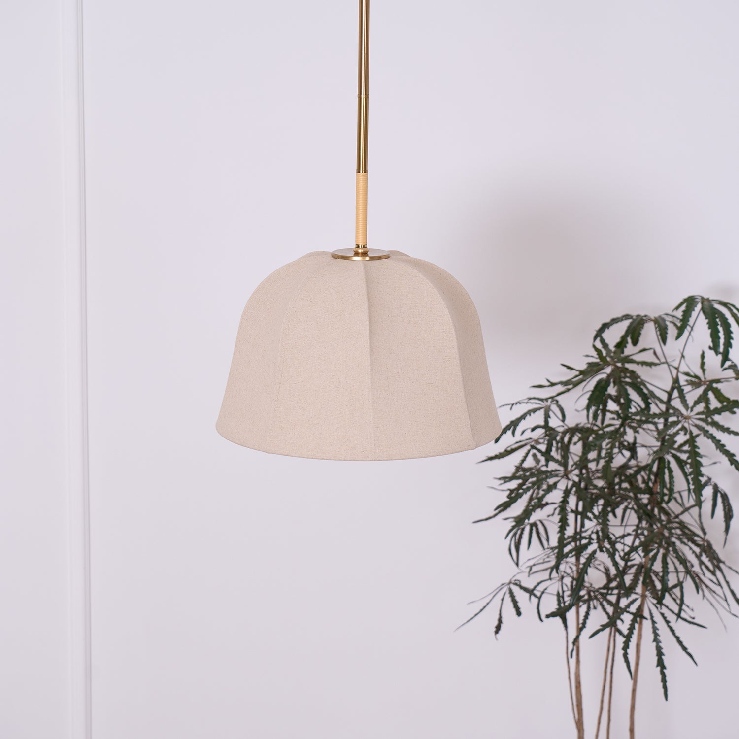 Sienna Linen Pendant Lamp - Blowlighting