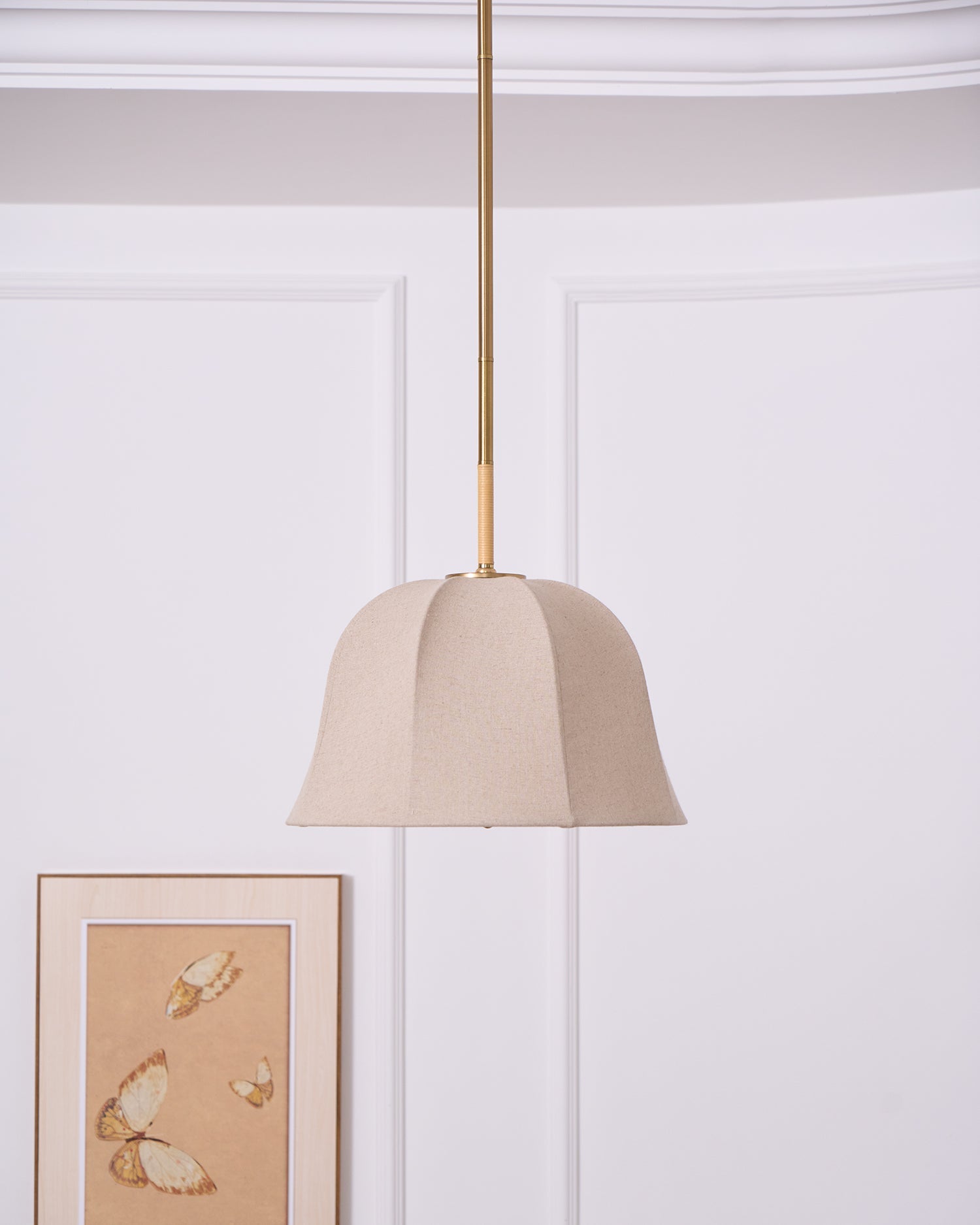 Sienna Linen Pendant Lamp - Blowlighting