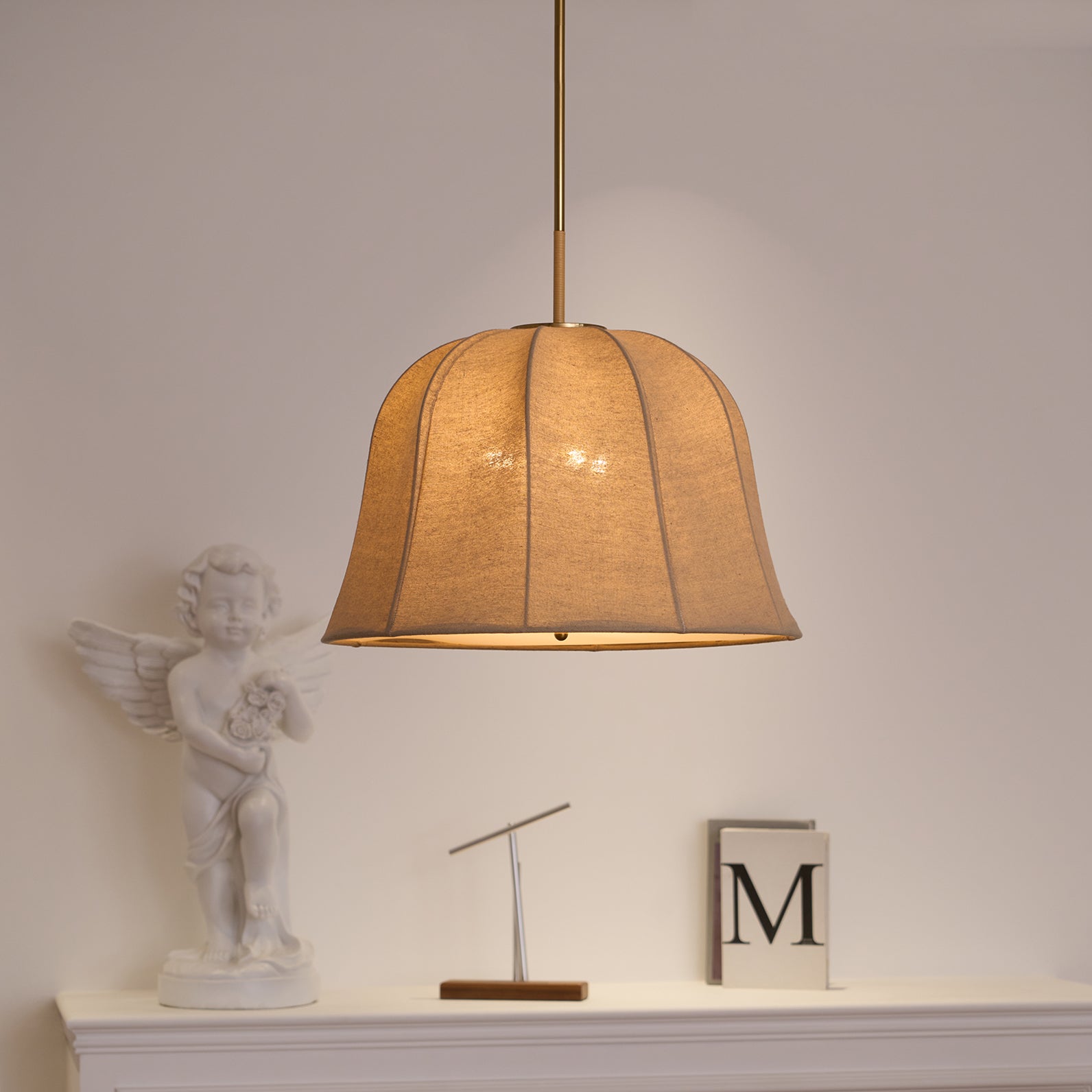 Sienna Linen Pendant Lamp - Blowlighting