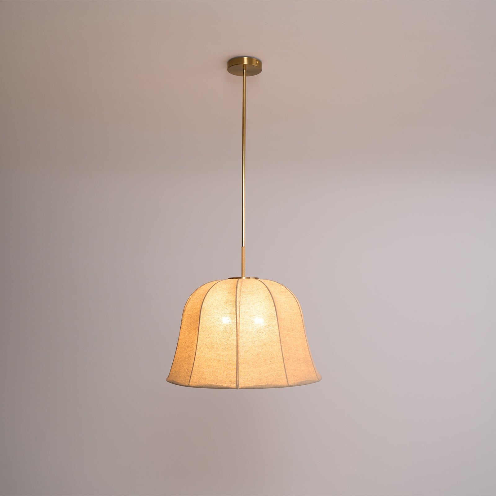Sienna Linen Pendant Lamp - Blowlighting
