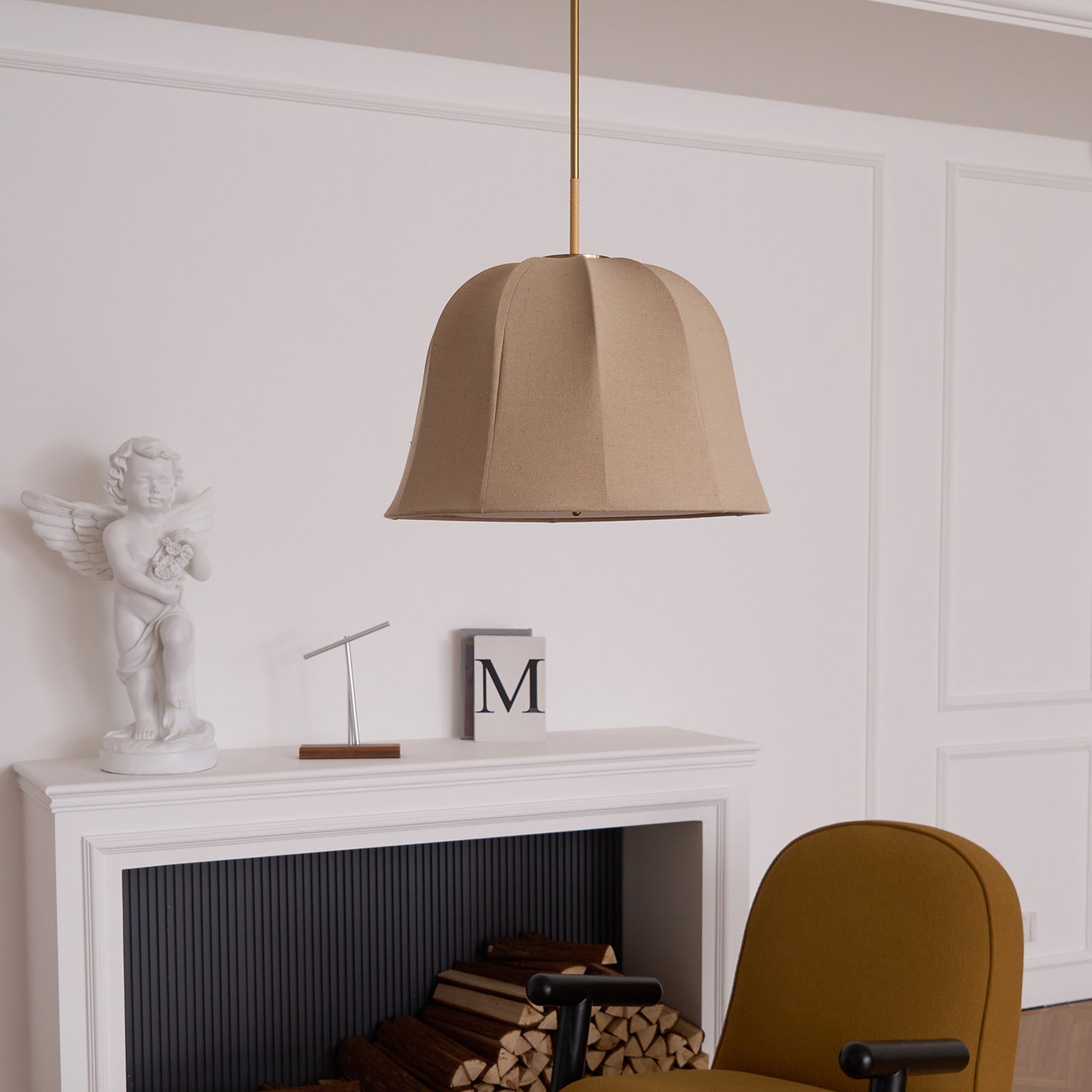 Sienna Linen Pendant Lamp - Blowlighting