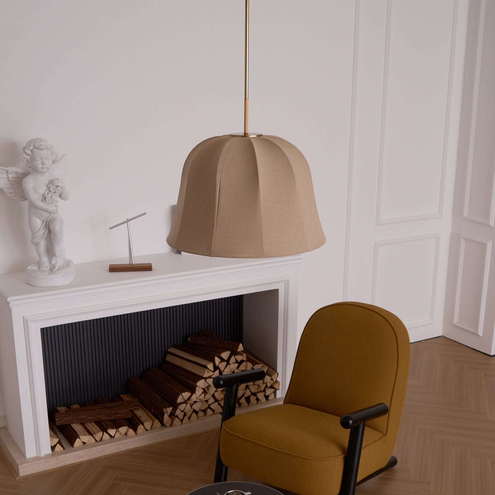 Sienna Linen Pendant Lamp - Blowlighting