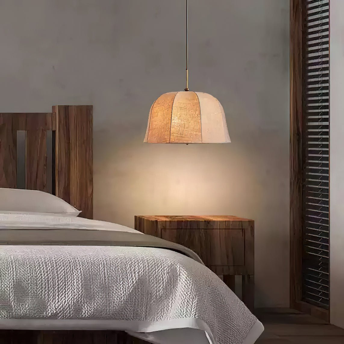 Sienna Linen Pendant Lamp - Blowlighting