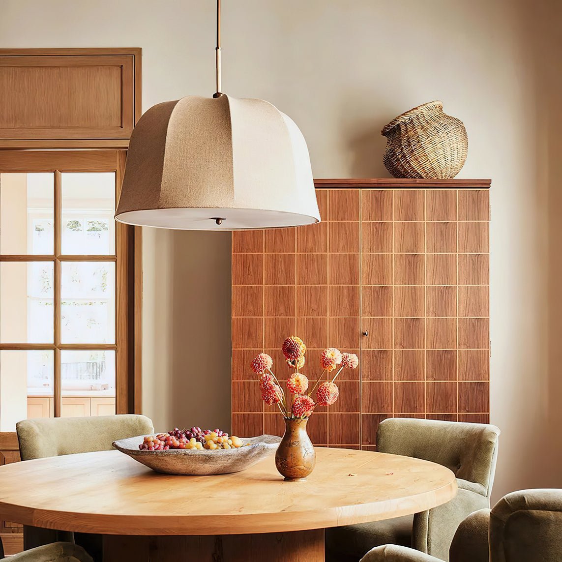 Sienna Linen Pendant Lamp - Blowlighting