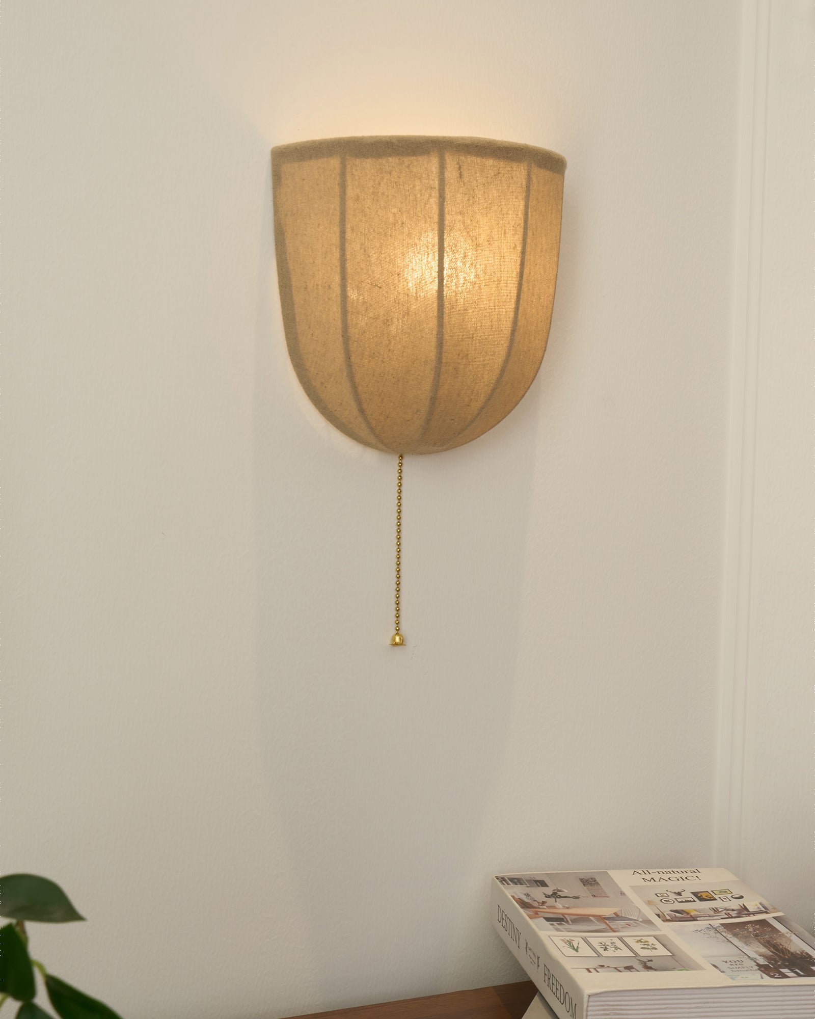Sienna Linen Wall Sconce - Blowlighting