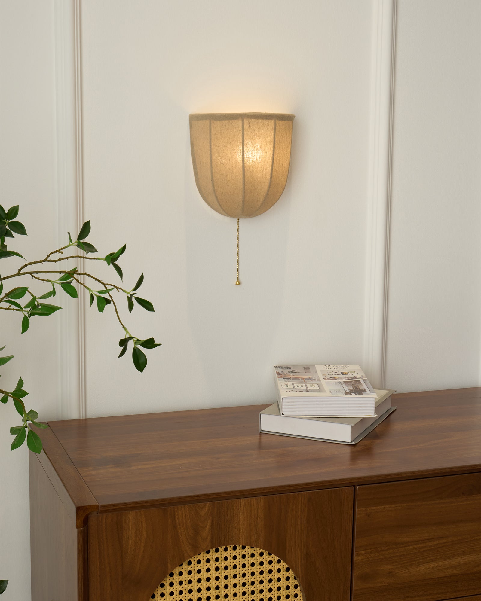 Sienna Linen Wall Sconce - Blowlighting