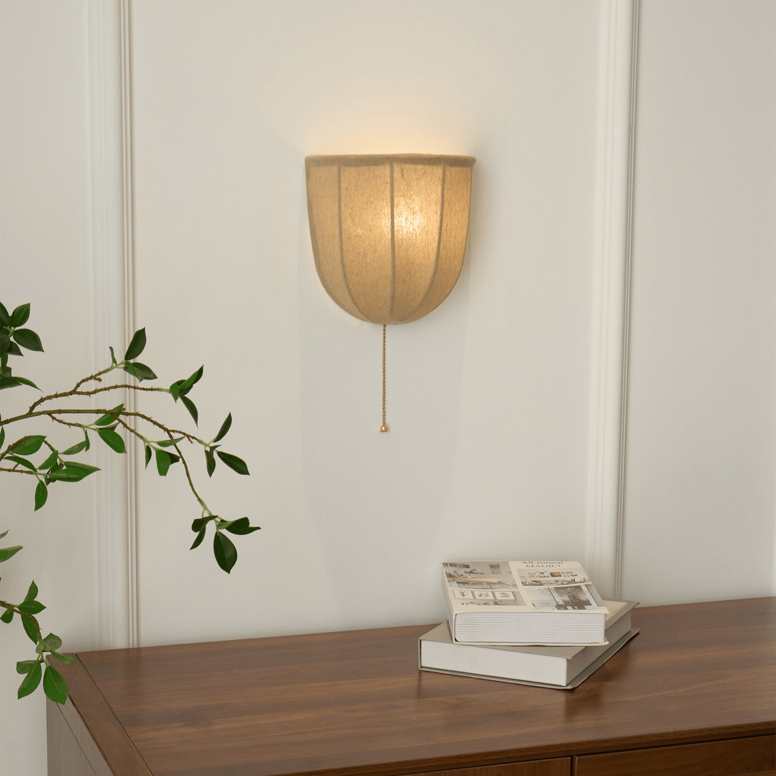 Sienna Linen Wall Sconce - Blowlighting
