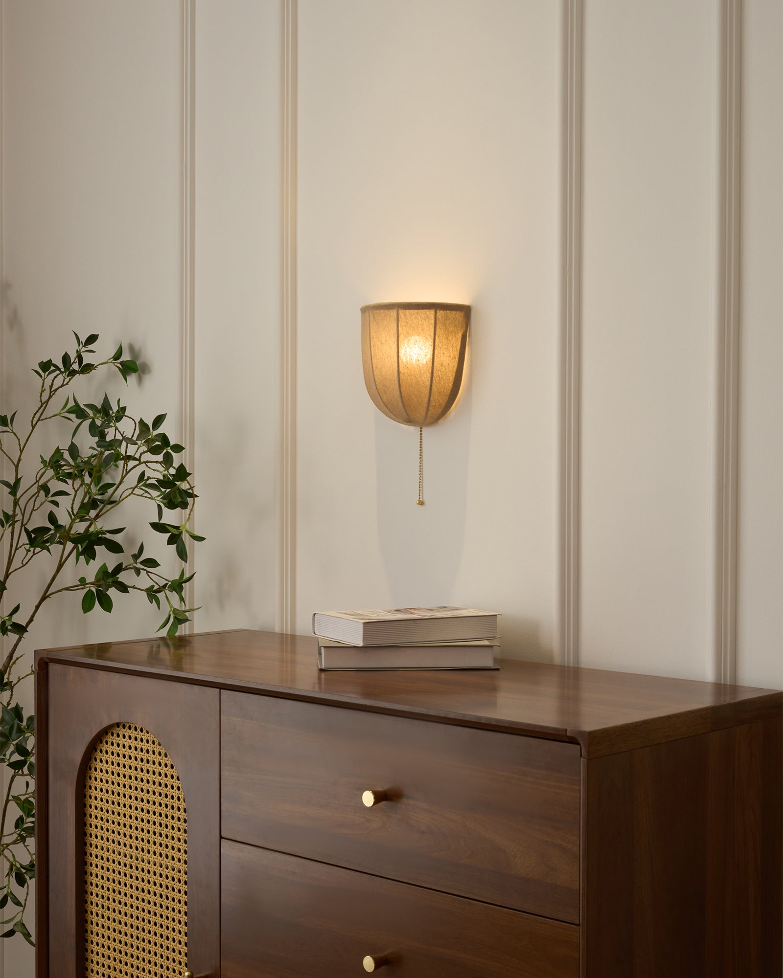 Sienna Linen Wall Sconce - Blowlighting