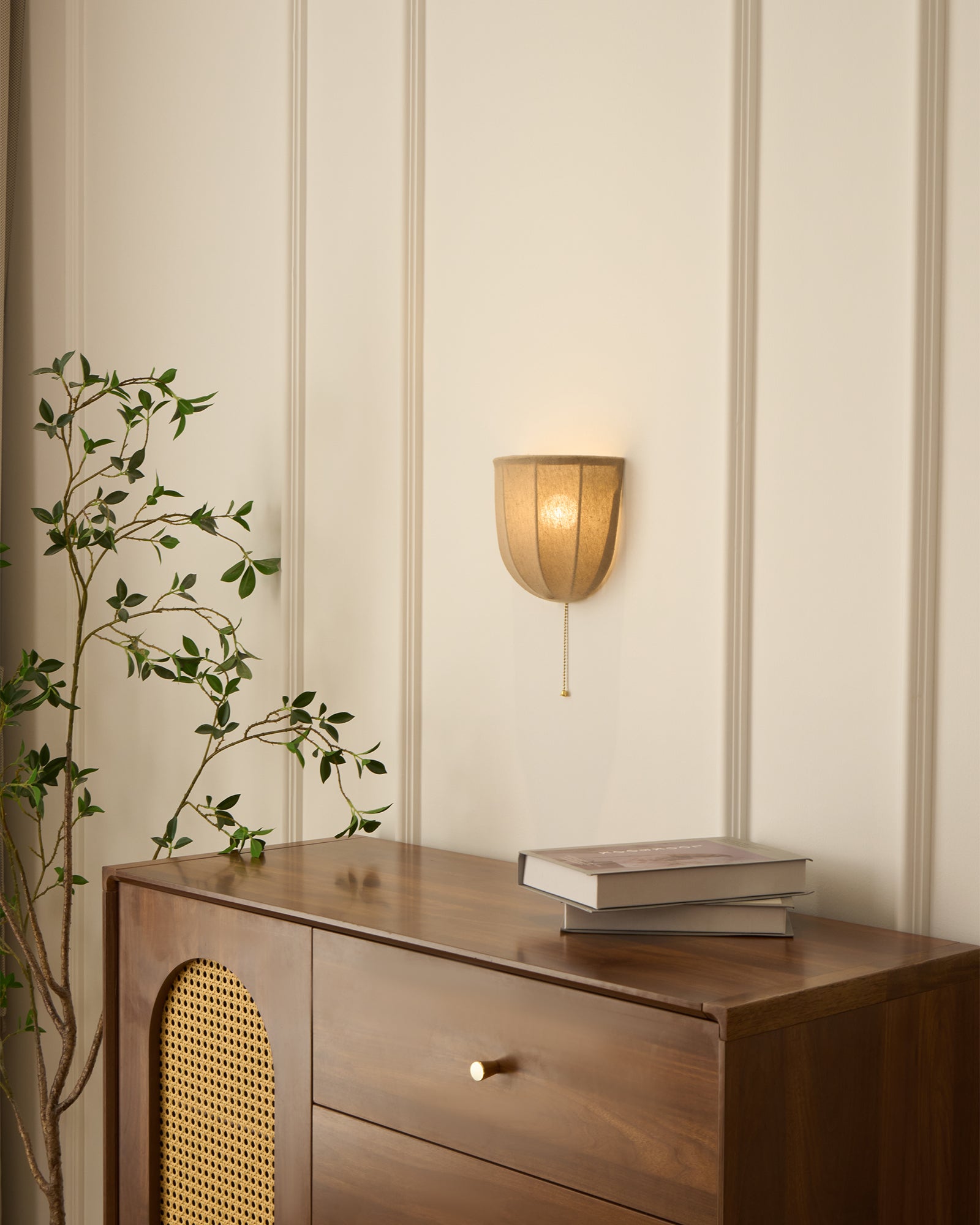 Sienna Linen Wall Sconce - Blowlighting