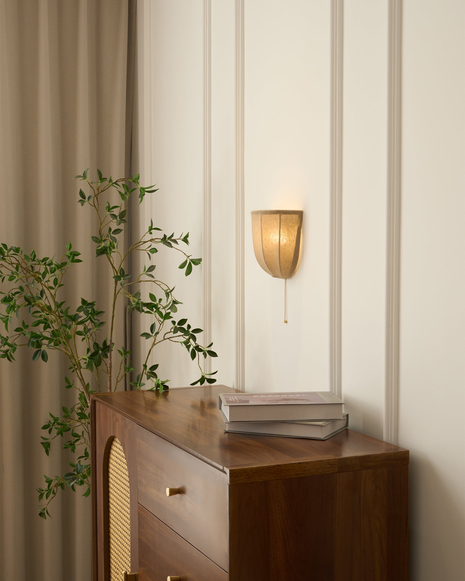 Sienna Linen Wall Sconce - Blowlighting