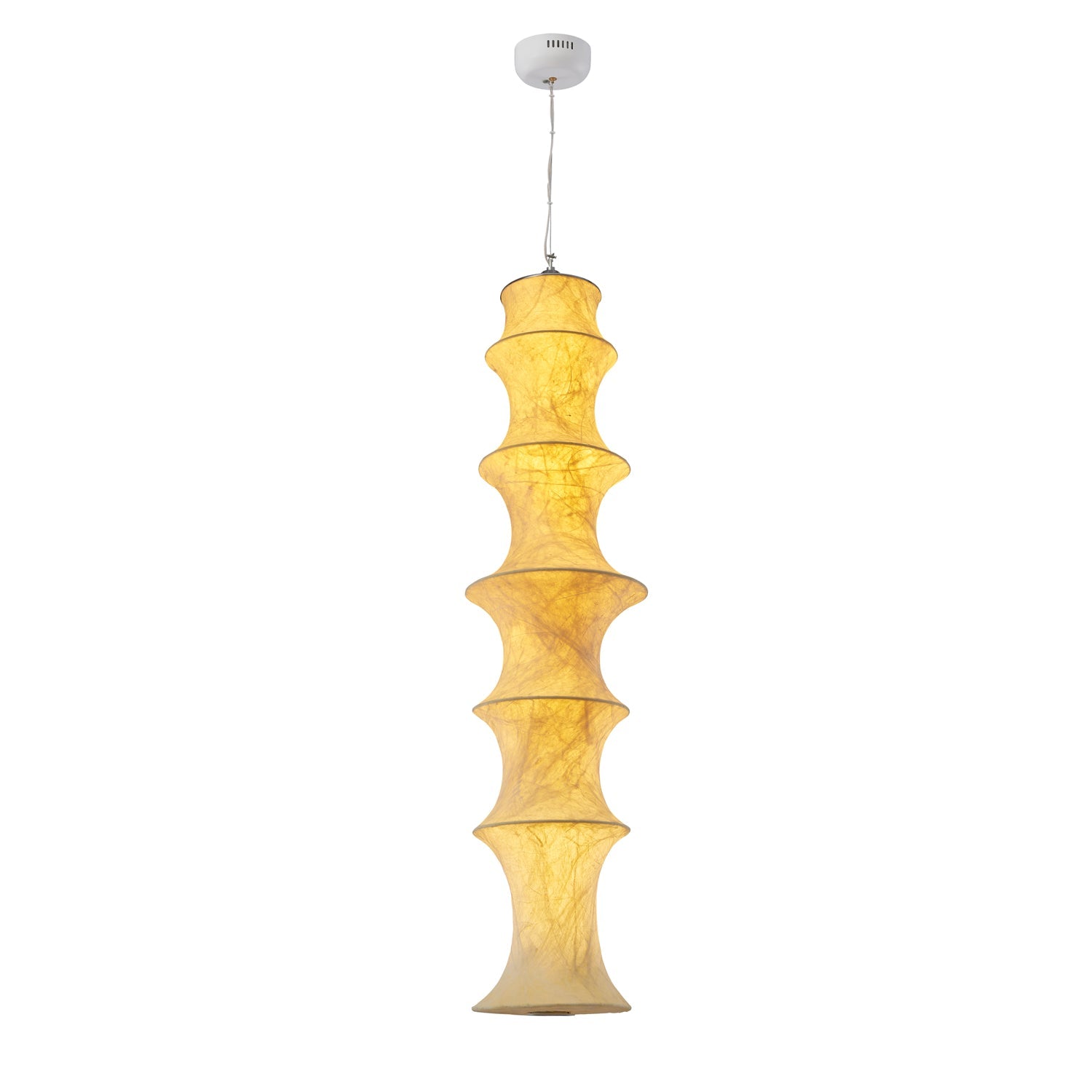 Elraeor Layered Mulberry Silk Pendant Light - Blowlighting