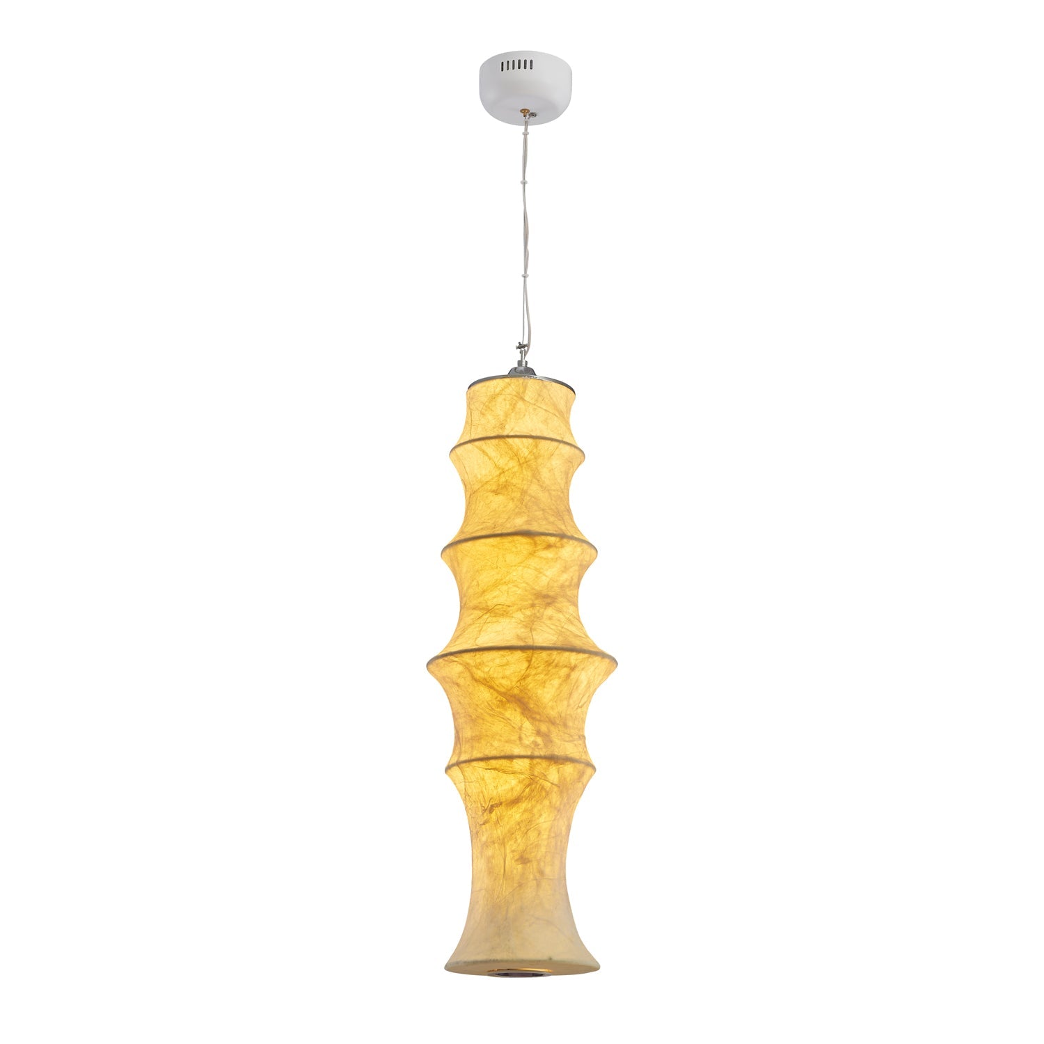 Elraeor Layered Mulberry Silk Pendant Light - Blowlighting