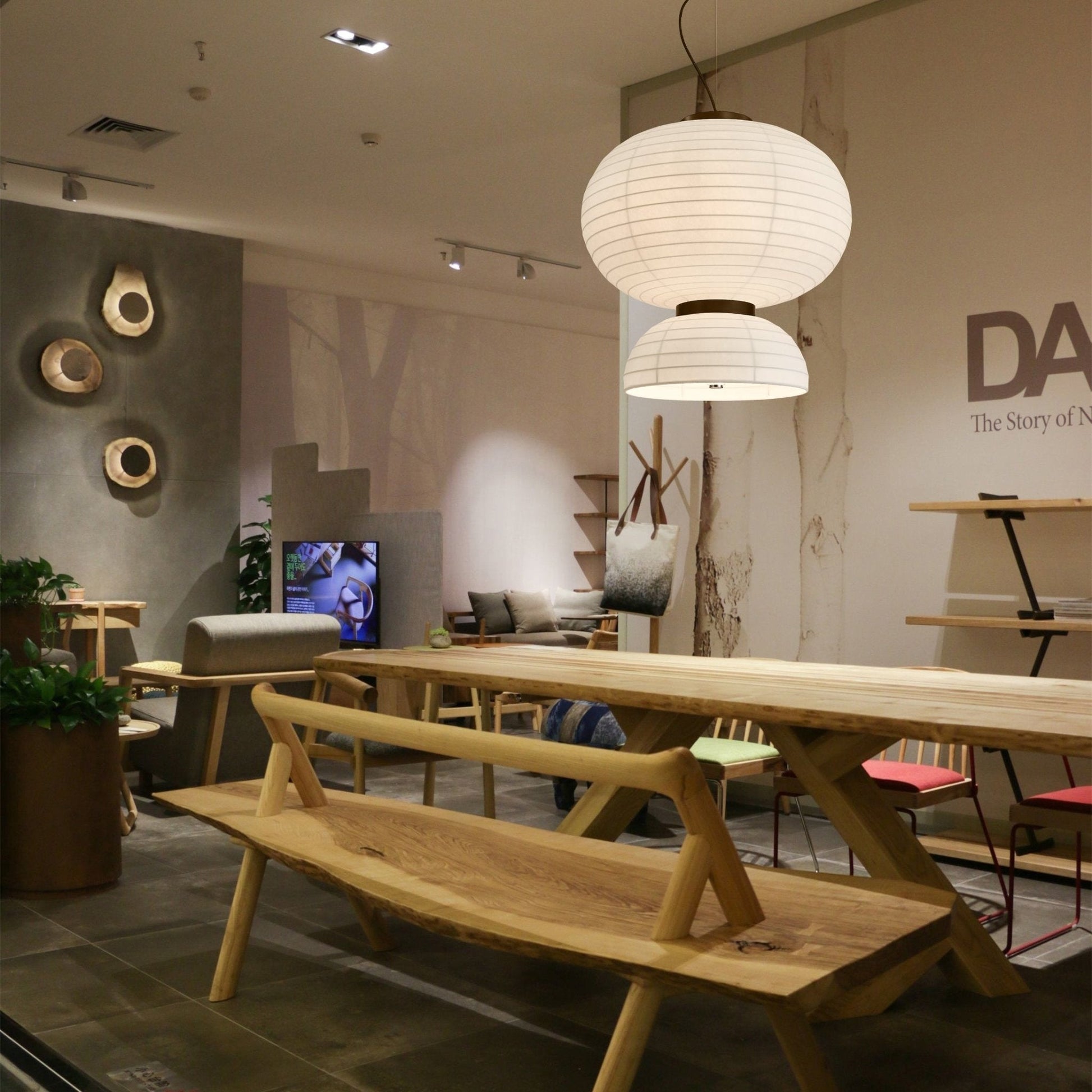 Modern Silk Pendant Light - Blowlighting