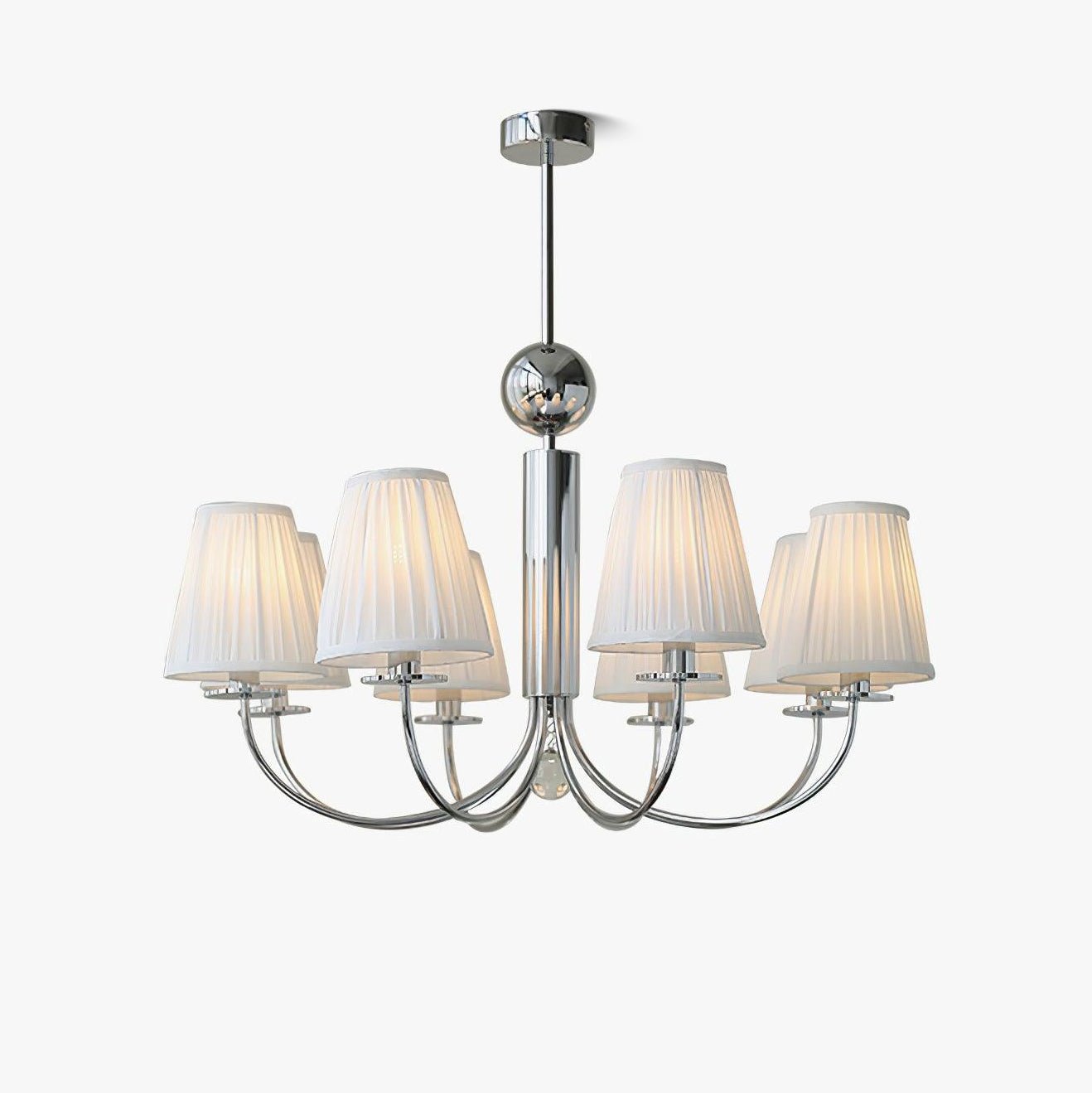 Simplicity Chrome Chandelier - Blowlighting