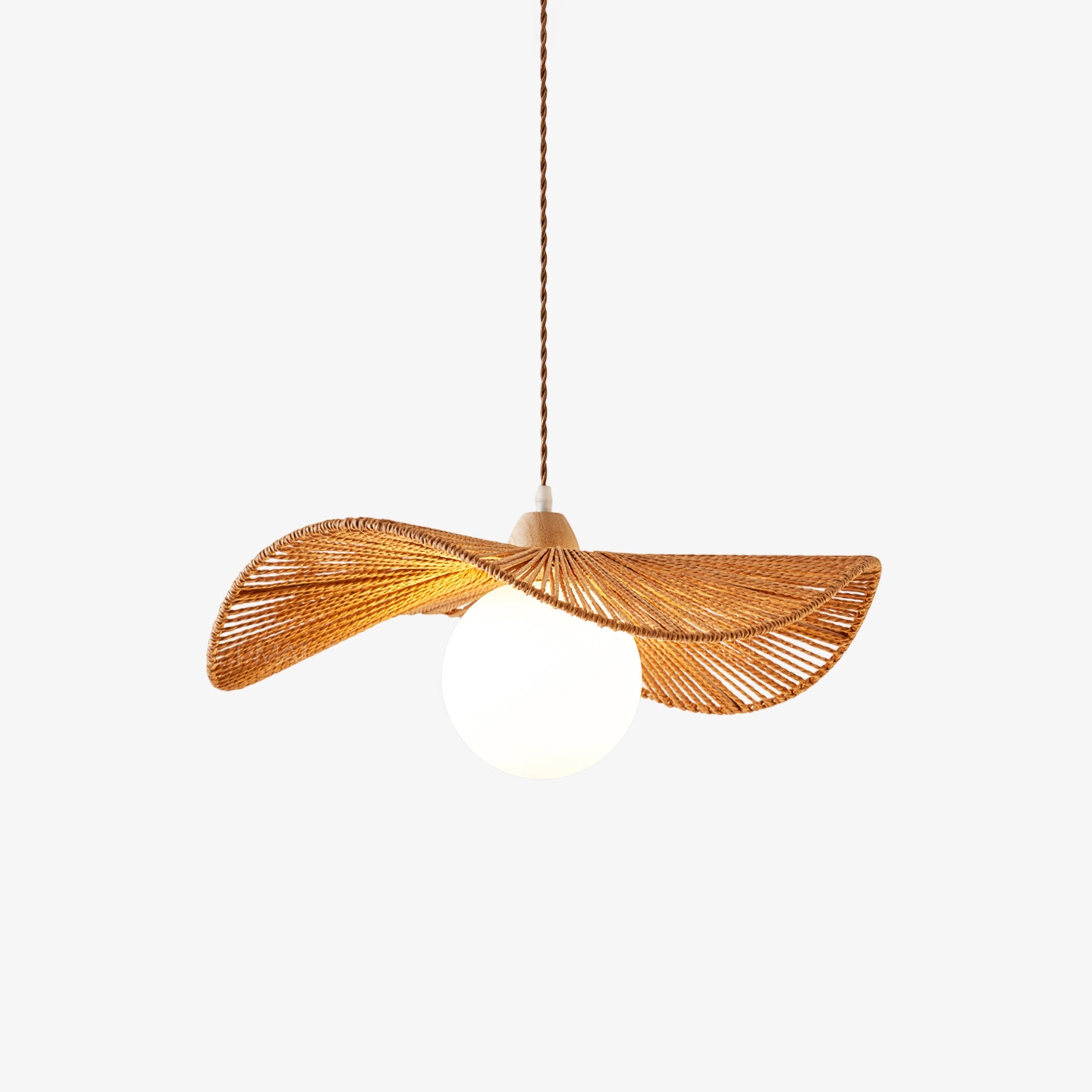 Sirocco Woven Pendant Lamp - Blowlighting