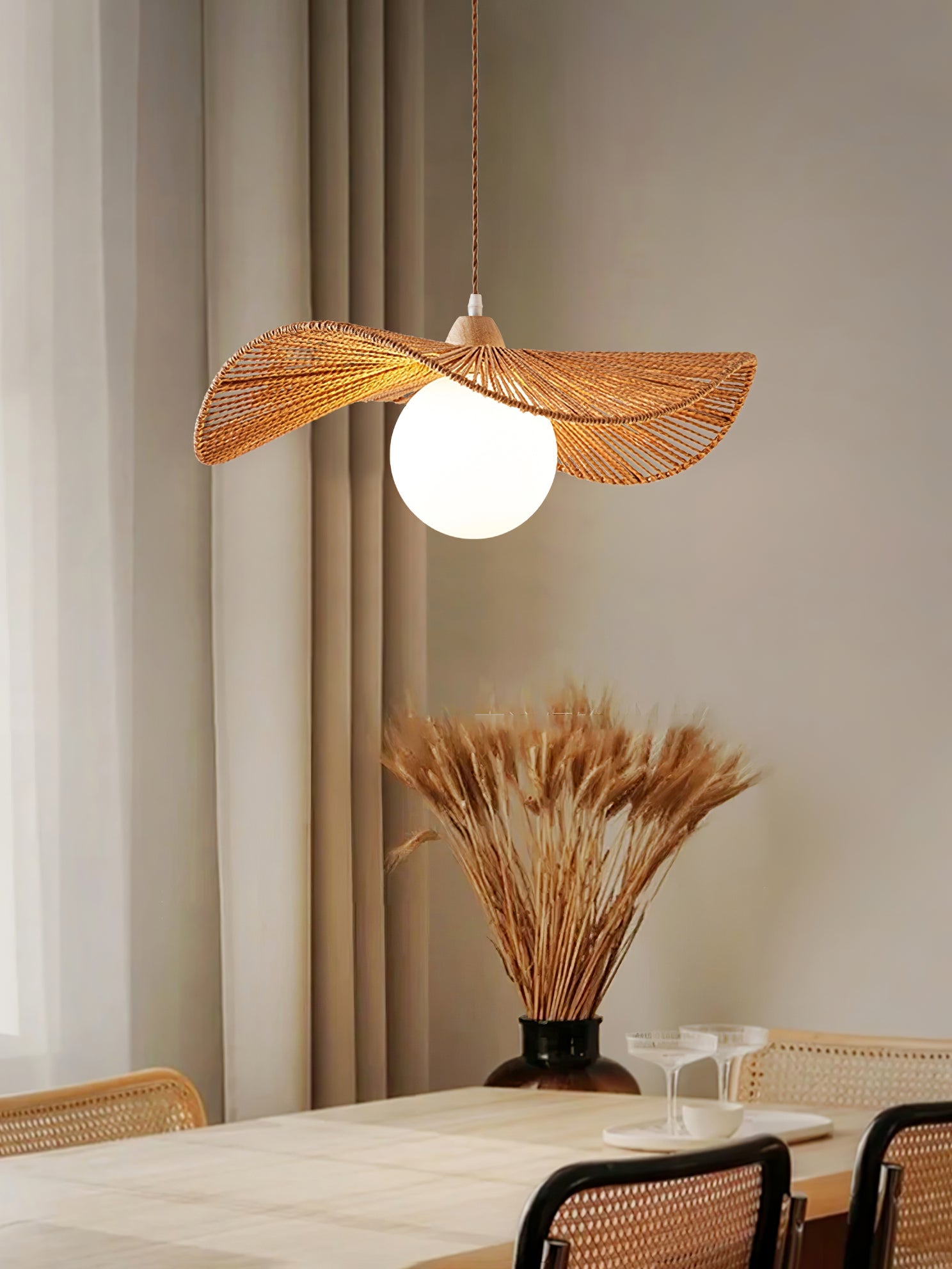 Sirocco Woven Pendant Lamp - Blowlighting