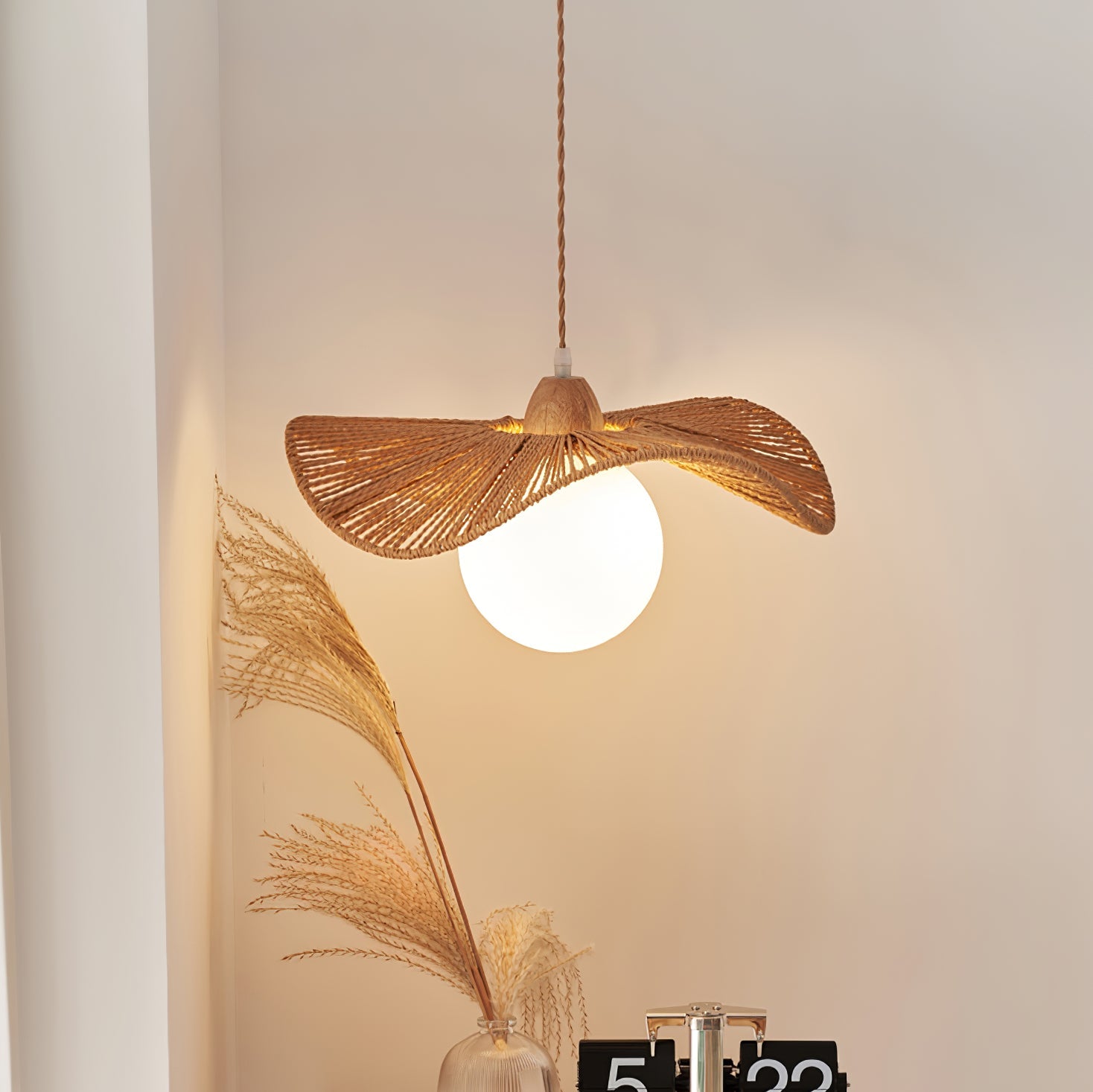 Sirocco Woven Pendant Lamp - Blowlighting