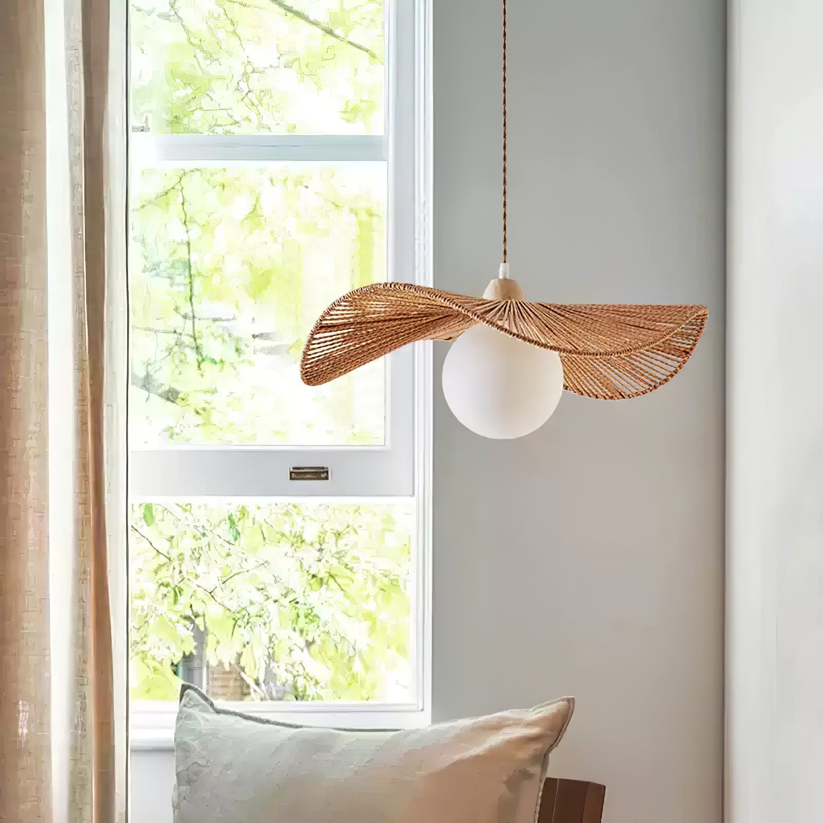 Sirocco Woven Pendant Lamp - Blowlighting