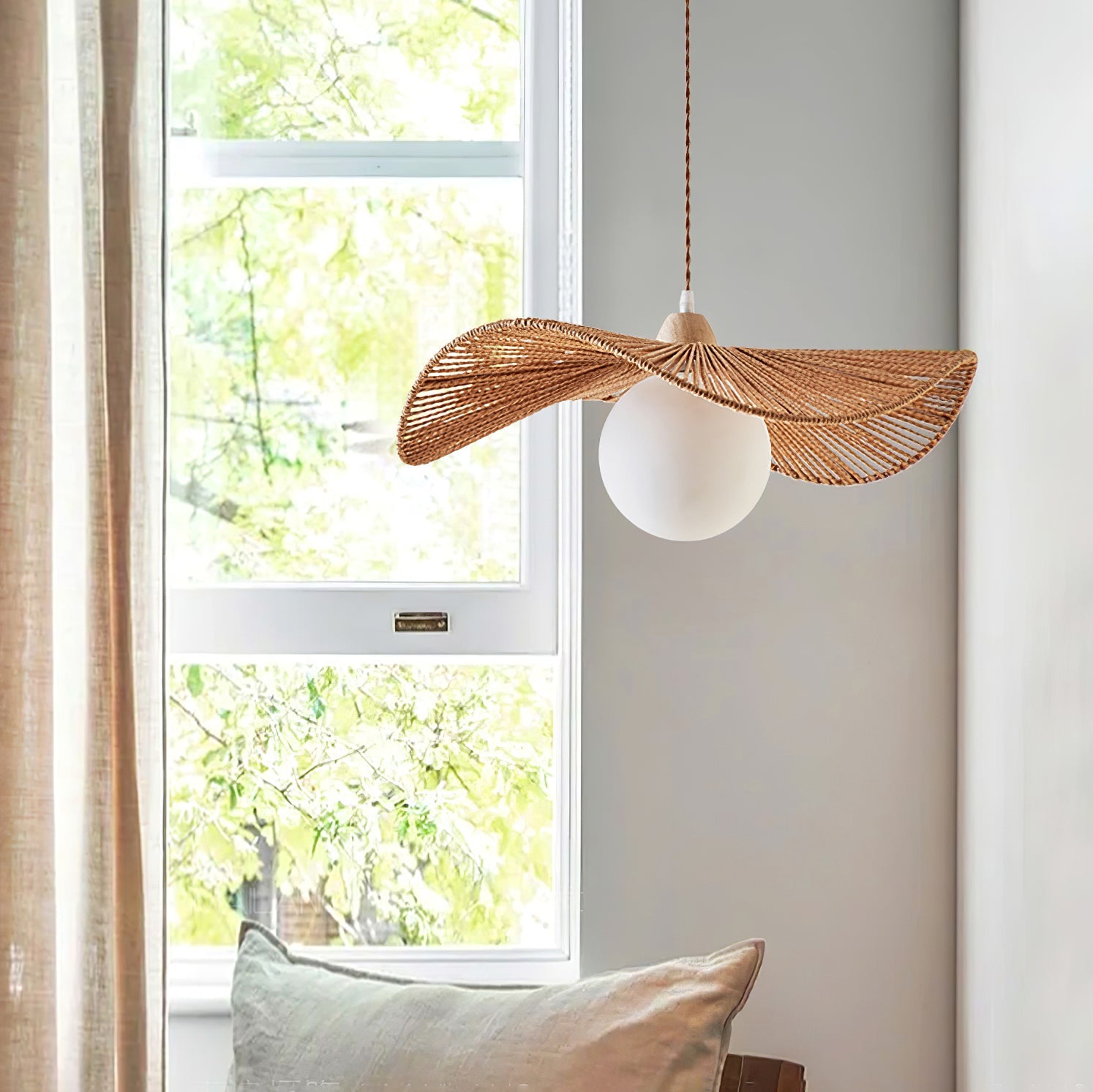 Sirocco Woven Pendant Lamp - Blowlighting