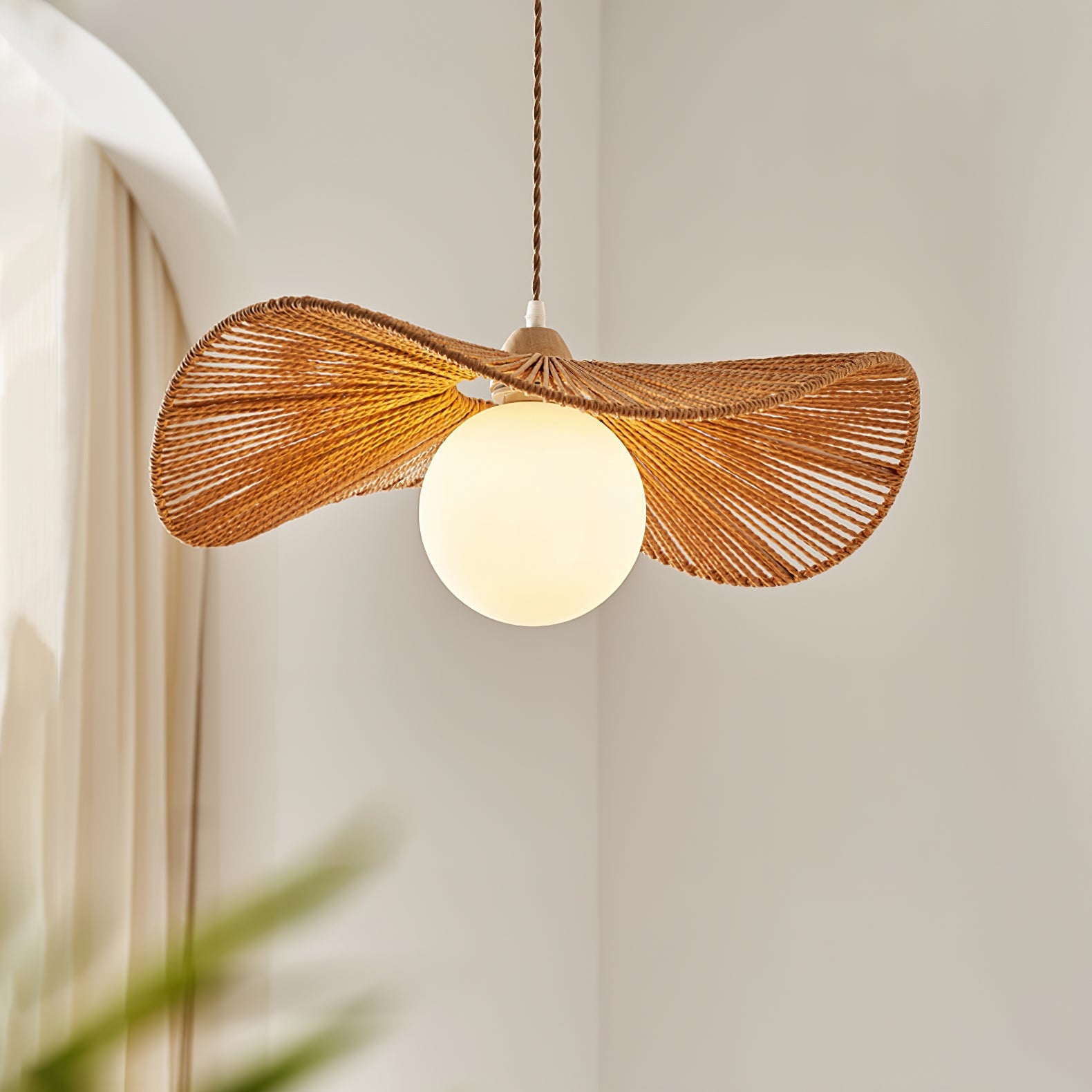 Sirocco Woven Pendant Lamp - Blowlighting
