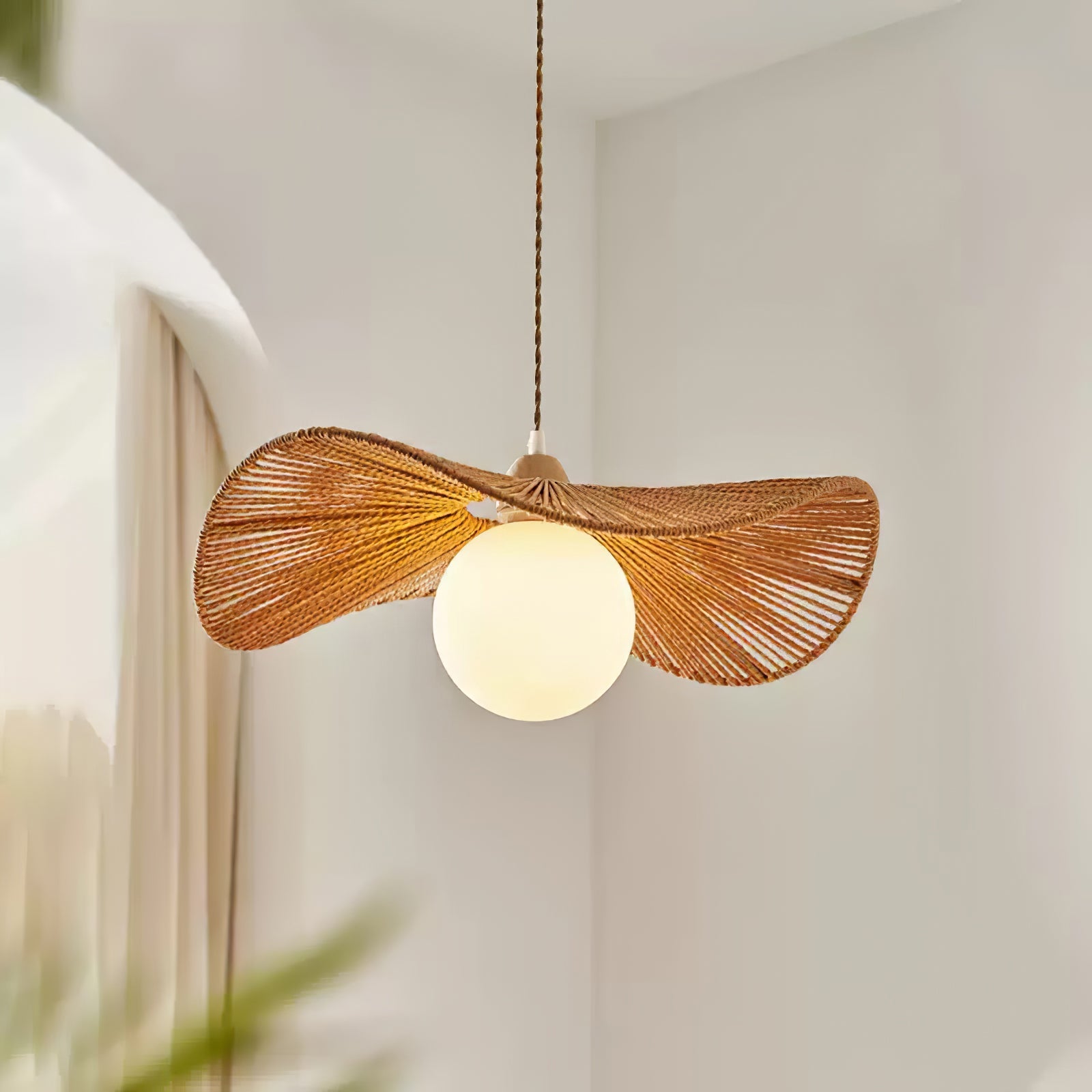Sirocco Woven Pendant Lamp - Blowlighting