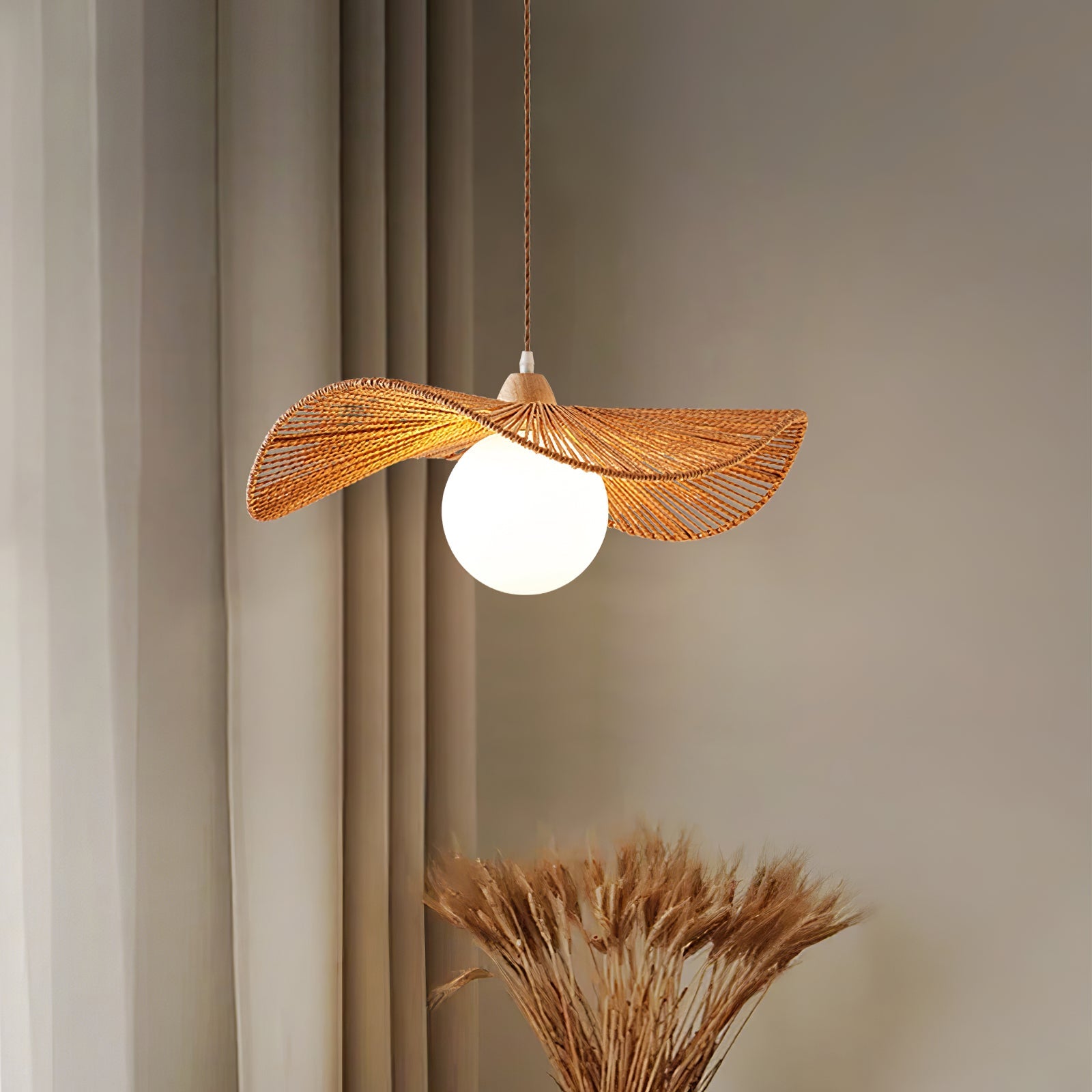 Sirocco Woven Pendant Lamp - Blowlighting