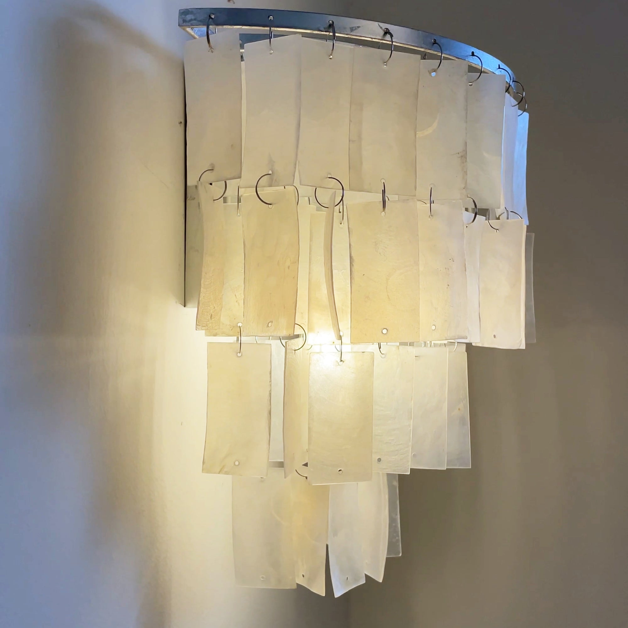 Skye Shell Tiered Wall Lamp - Blowlighting