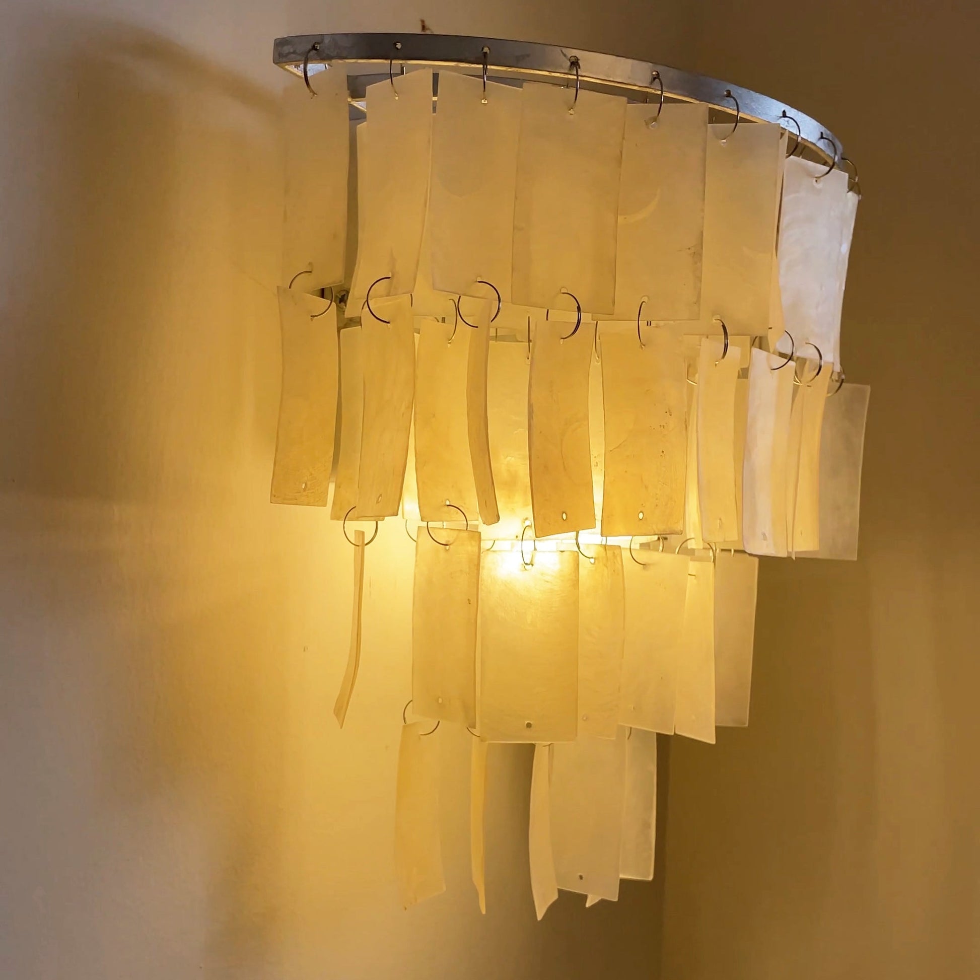Skye Shell Tiered Wall Lamp - Blowlighting