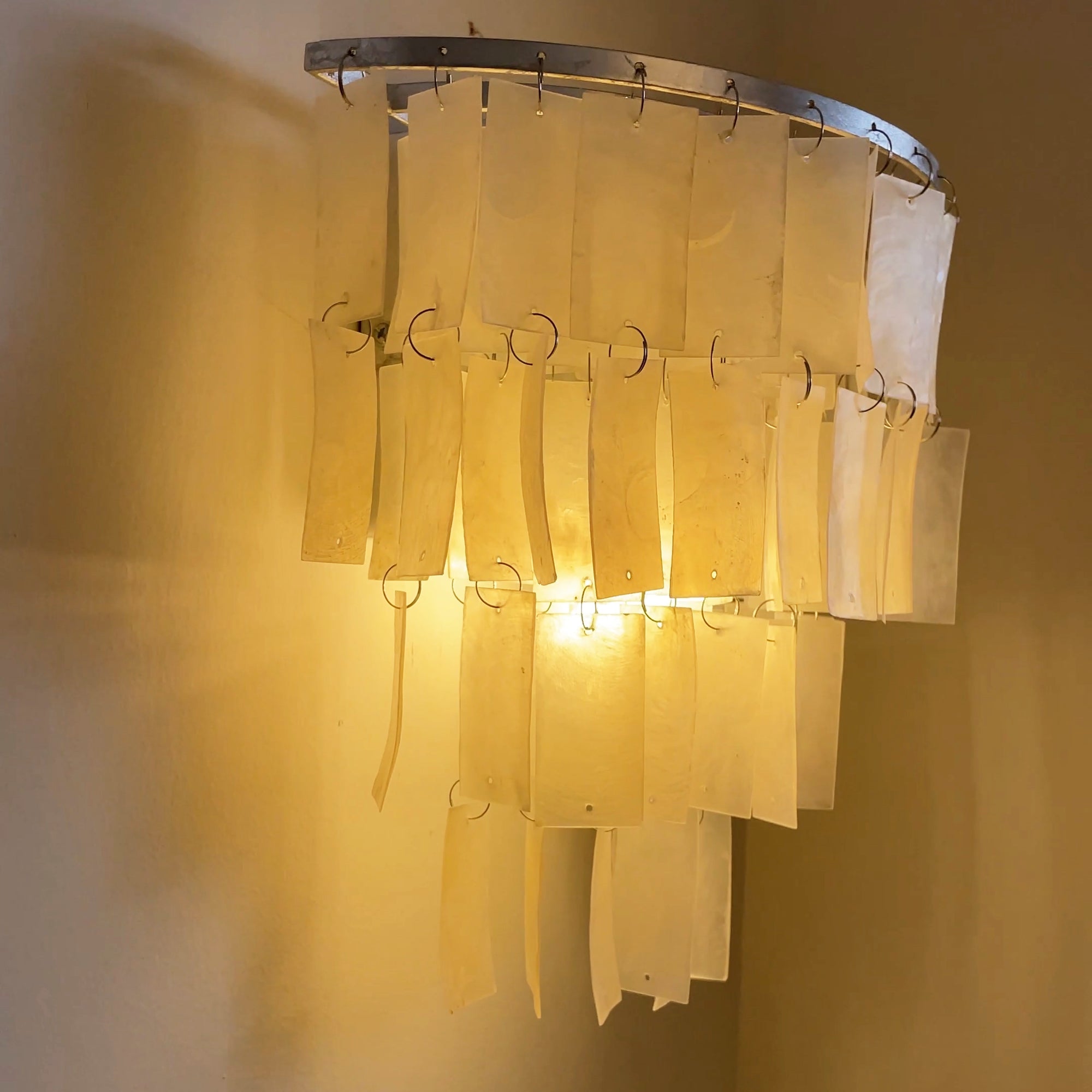 Skye Shell Tiered Wall Lamp - Blowlighting