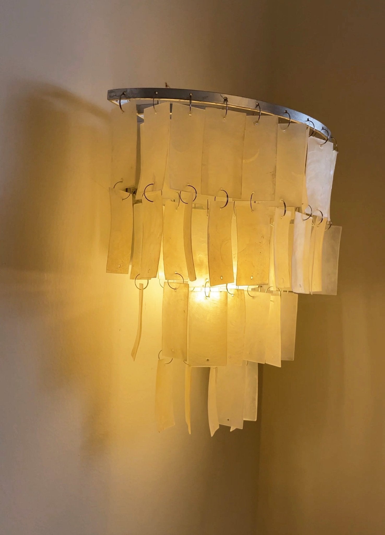 Skye Shell Tiered Wall Lamp - Blowlighting